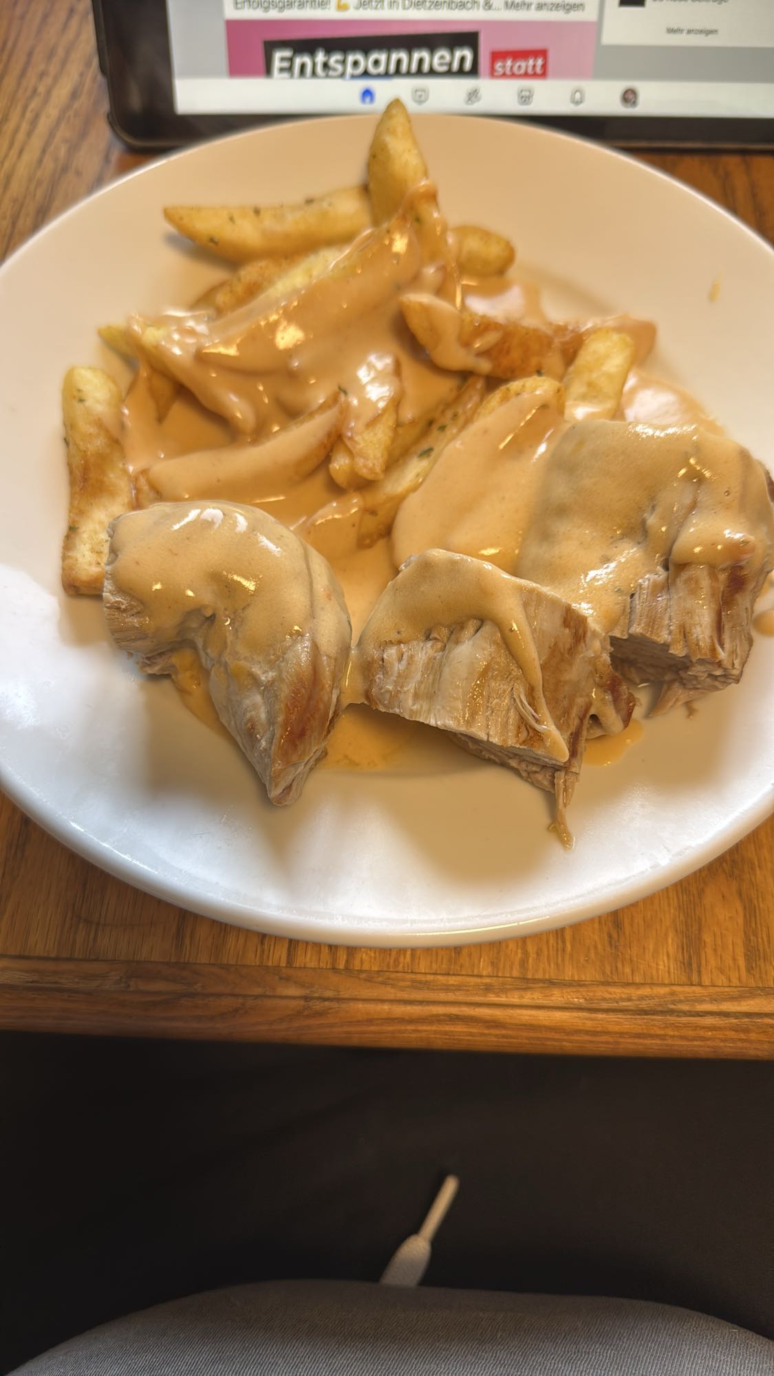 Putenbrust mit Soße