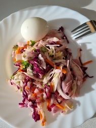 Boiled Egg and Slaw