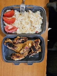 Grilled Chicken with Rice