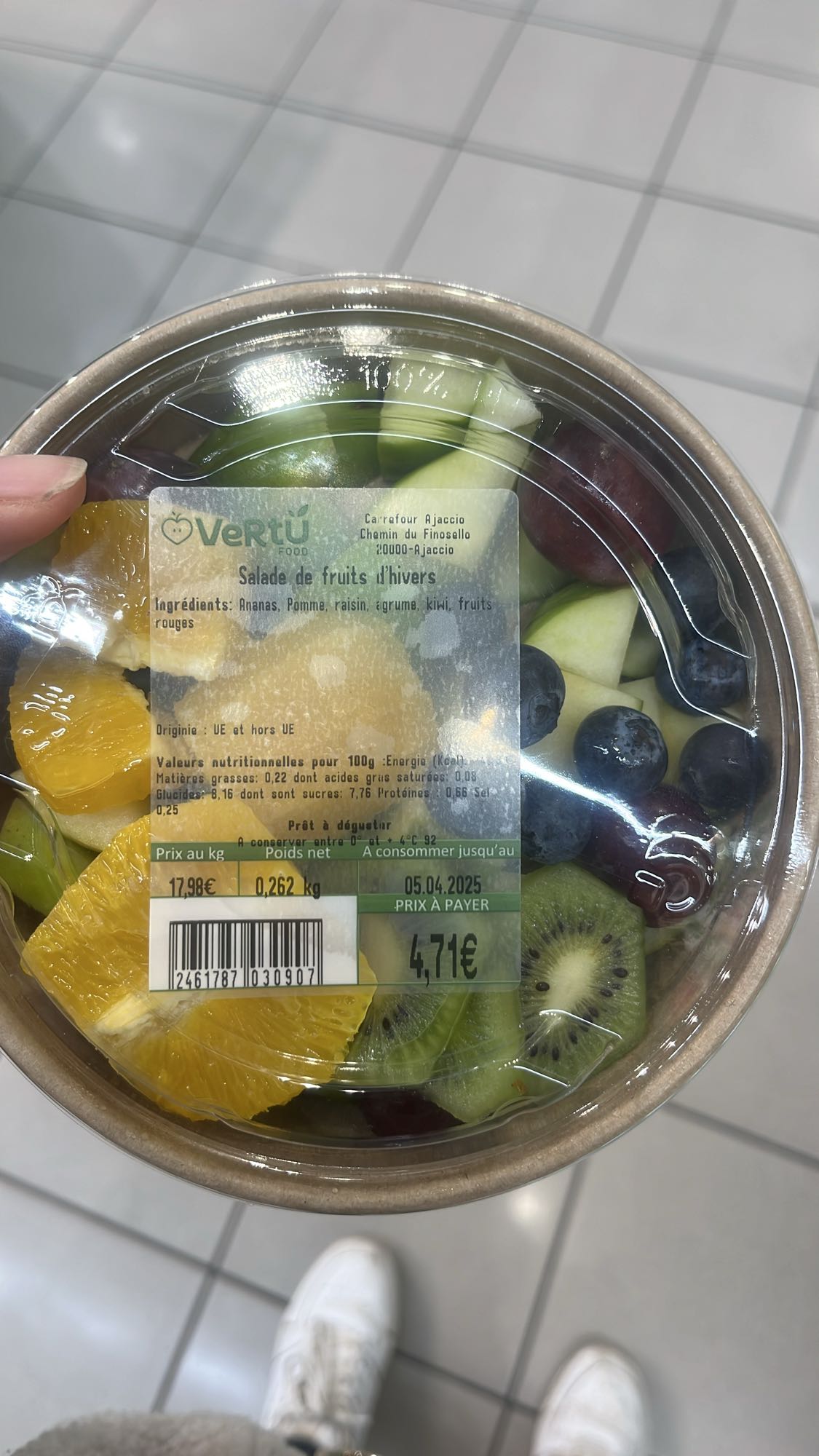 Salade de fruits d'hiver