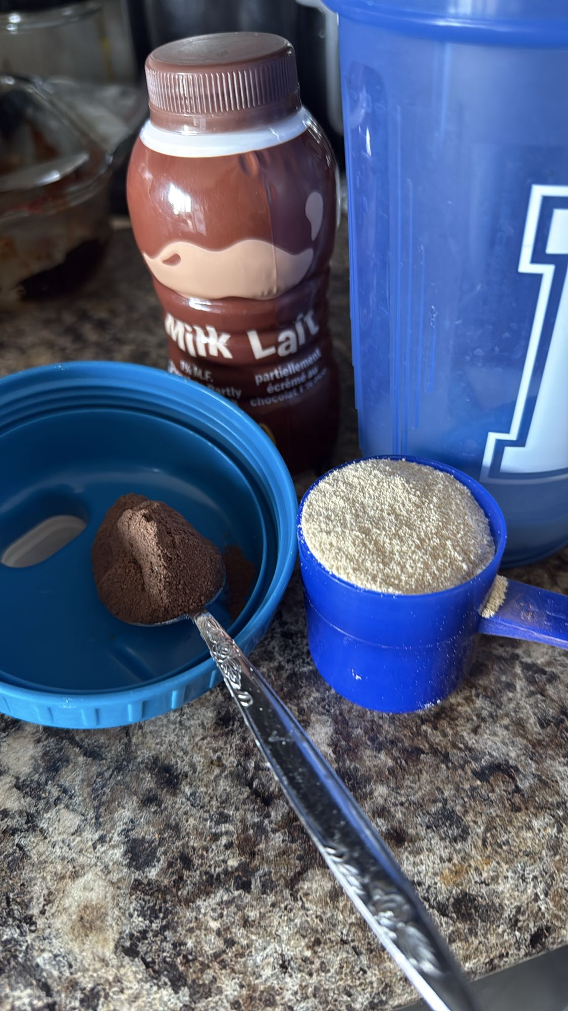 Shake protéiné au chocolat