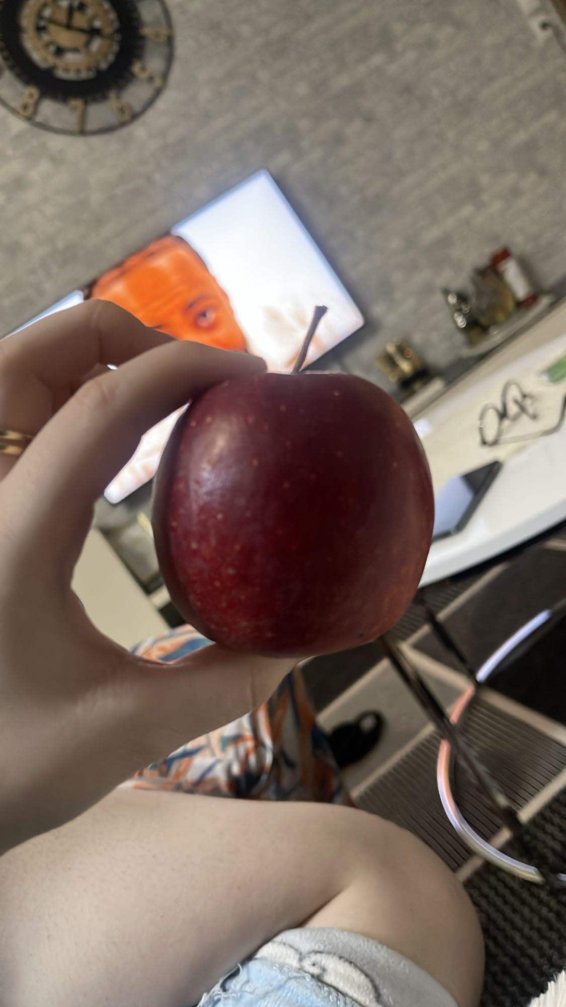 Pomme rouge fraîche