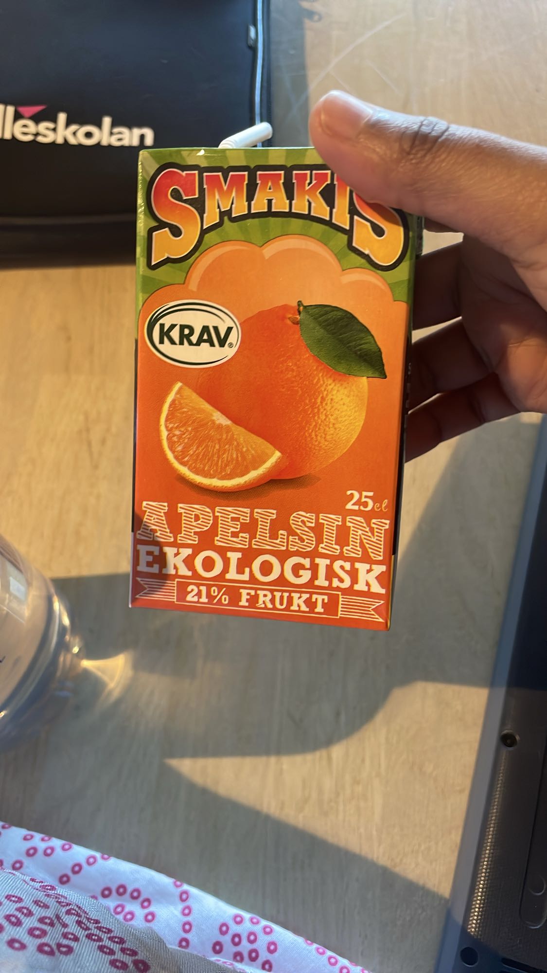 Ekologisk Apelsindryck