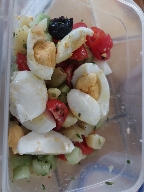 Salade aux œufs durs