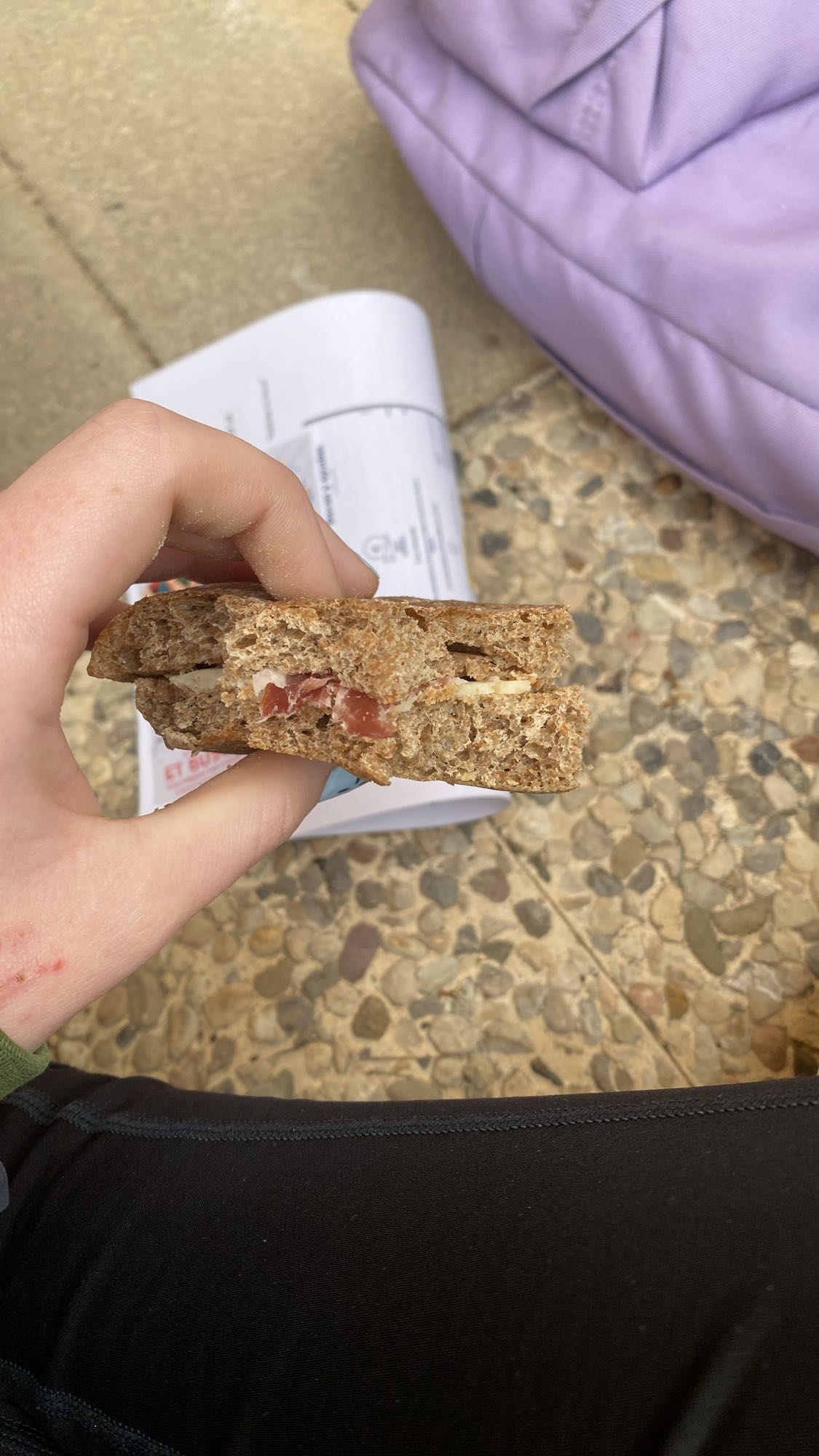 Sándwich integral jamón