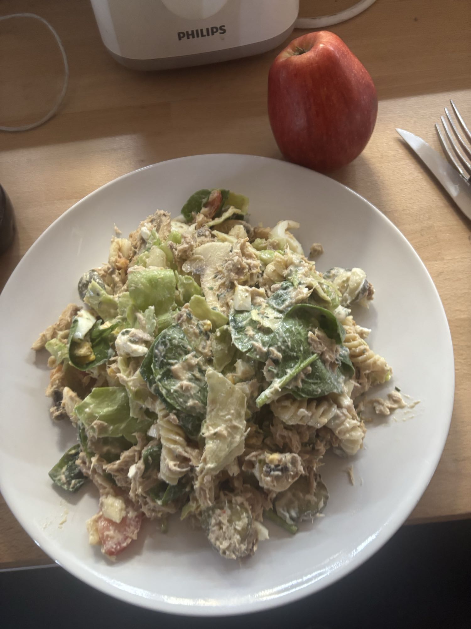 Salade de pâtes au thon