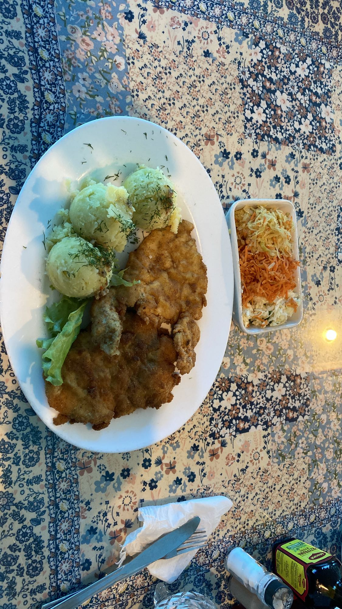 Kotlet schabowy z ziemniakami