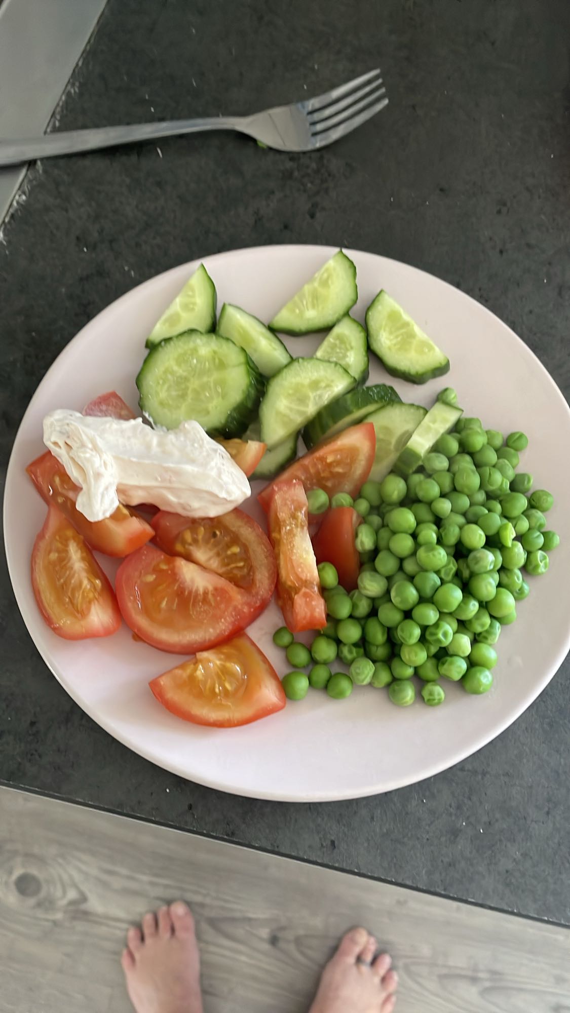 Grönsaksfat med ärtor