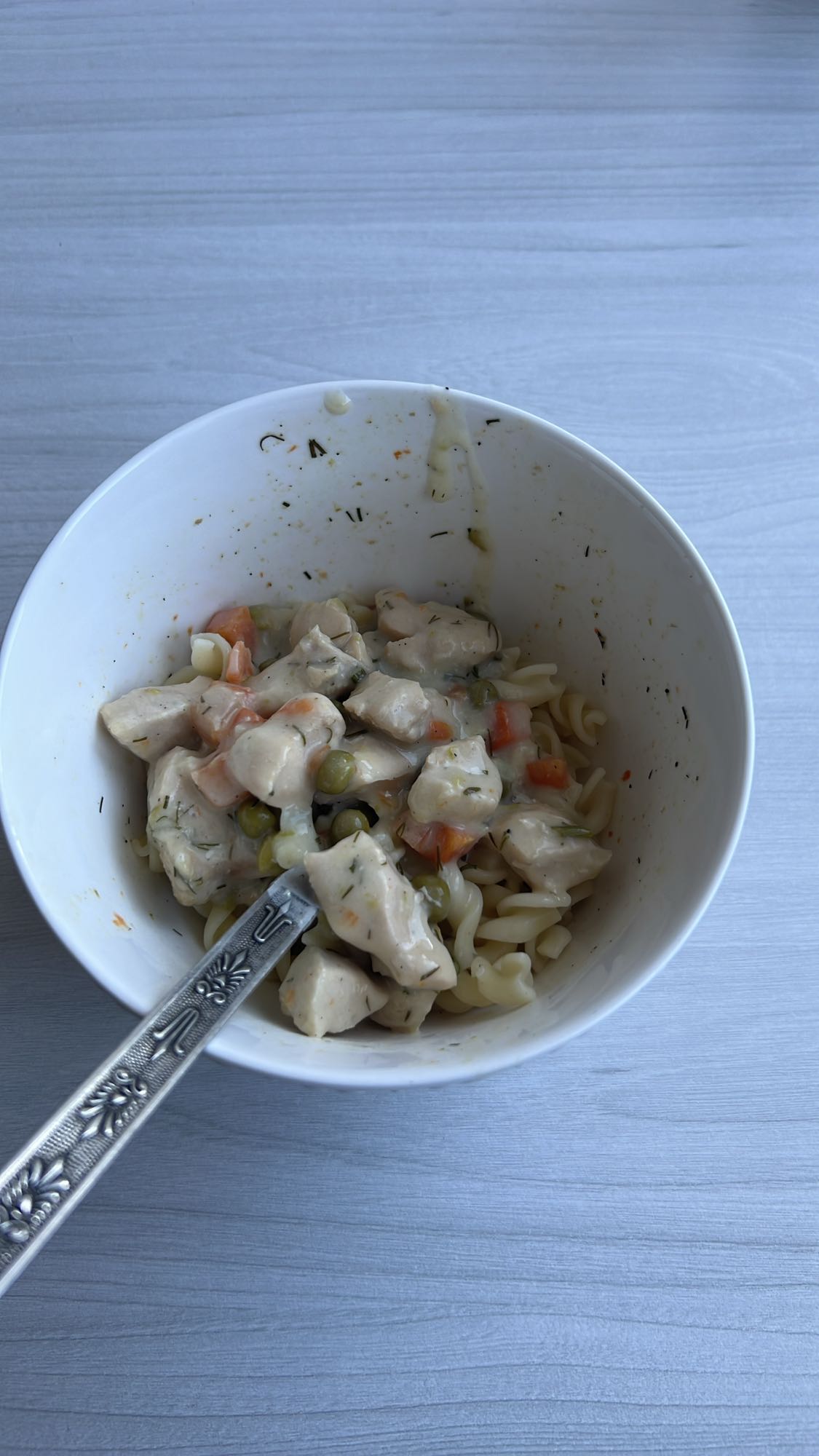 Makaron z kurczakiem