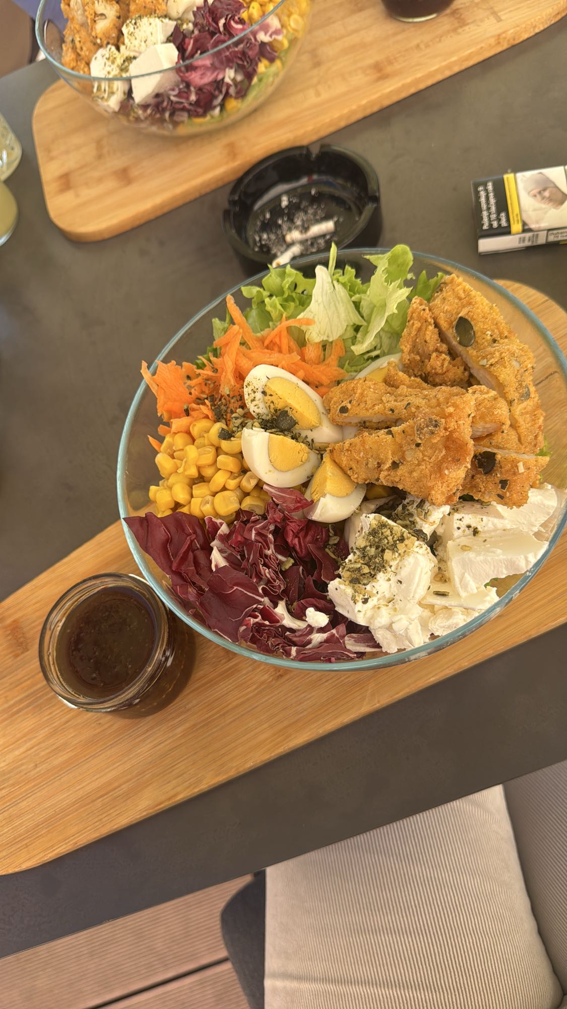 Hrskava pileća salata