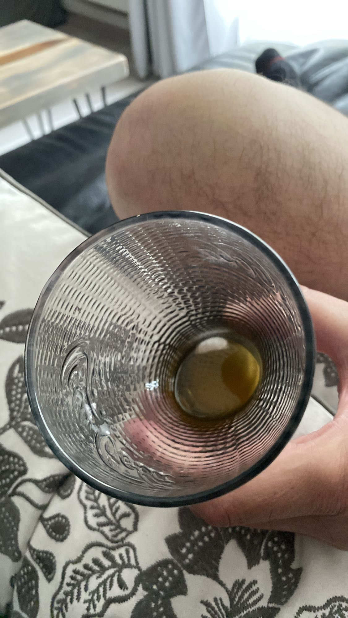 Petite portion d'huile