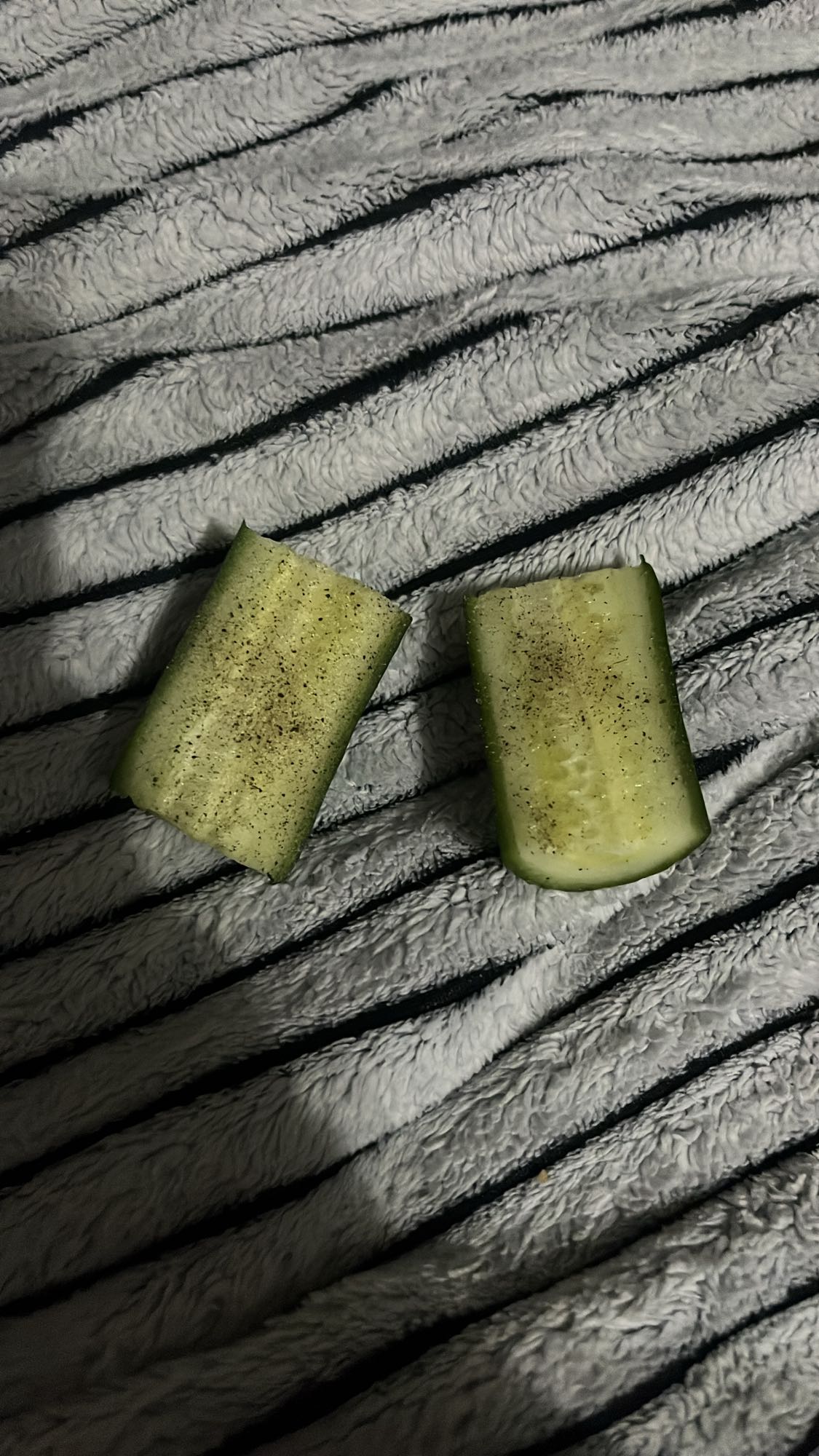 Cucumber with pepper