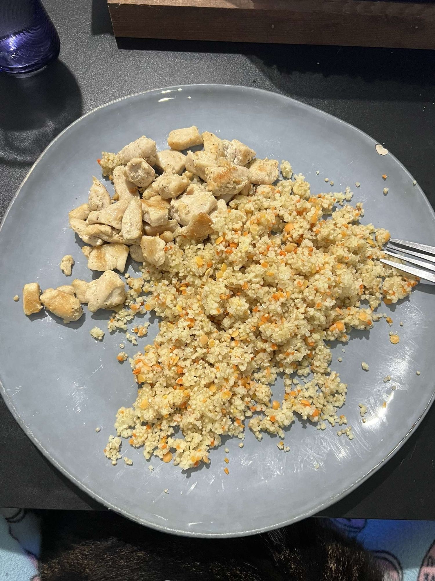 Poulet et quinoa
