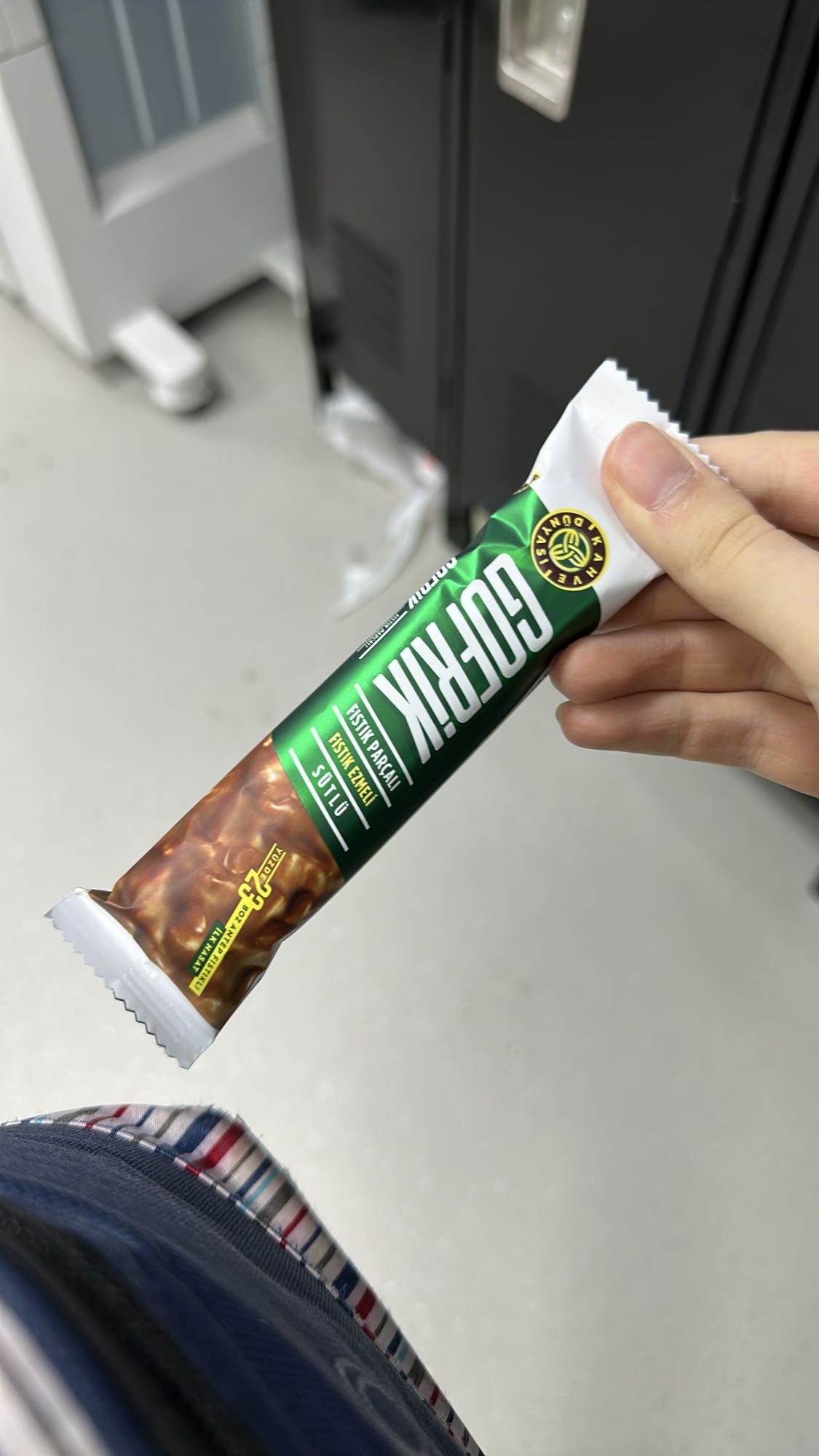 Barra de pistacho salada