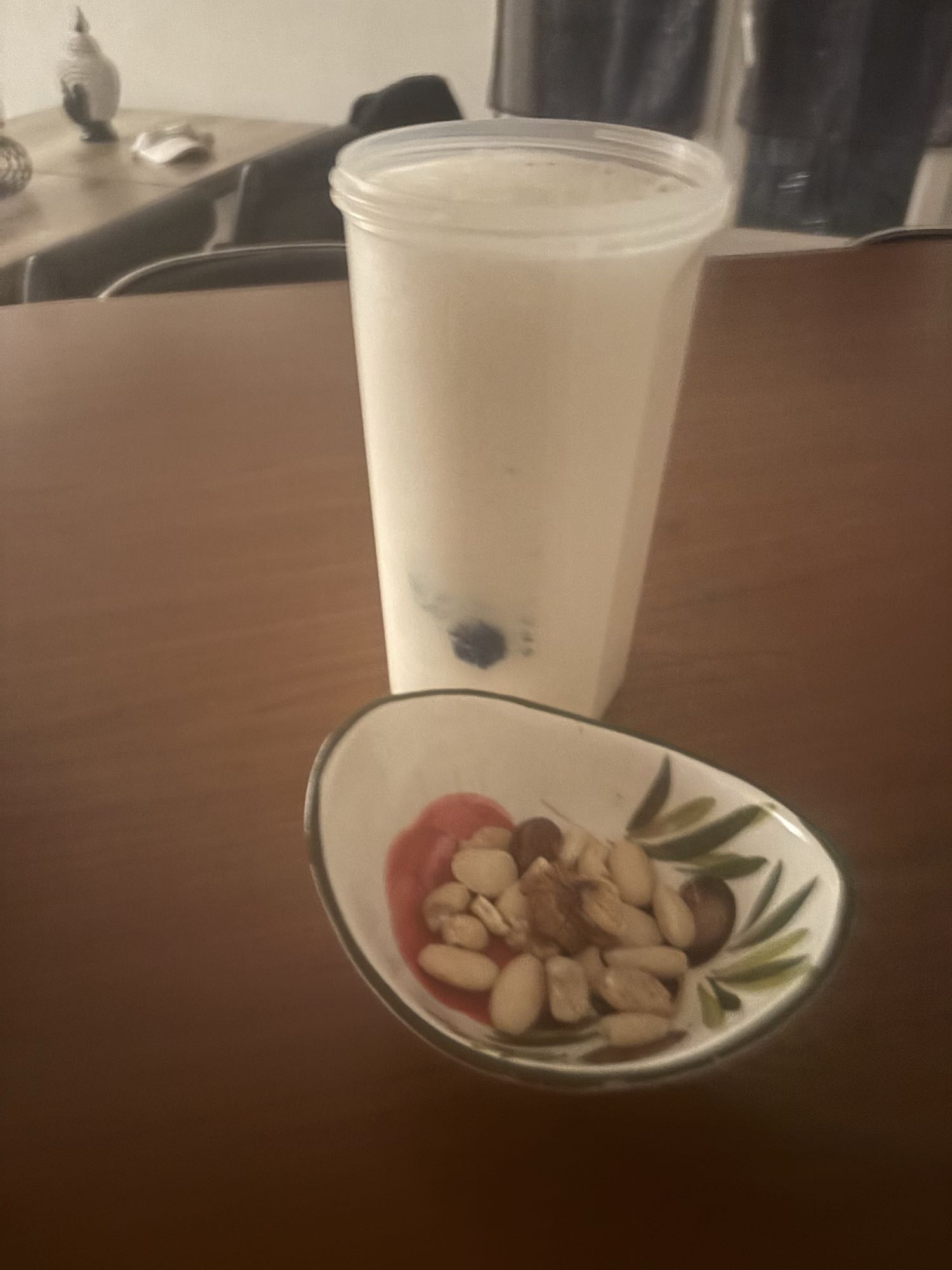 Smoothie et noix
