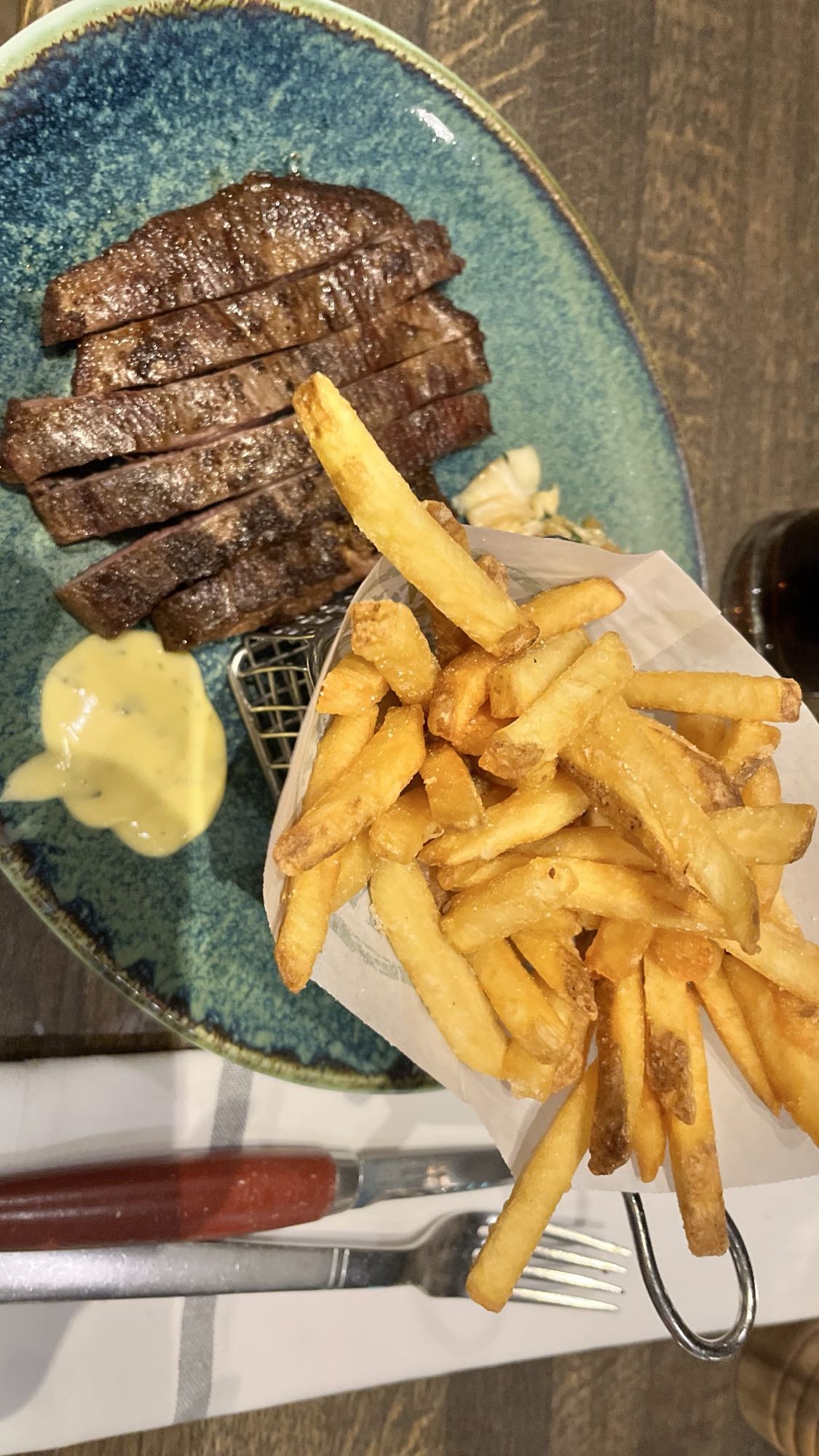 Biff med pommes frites