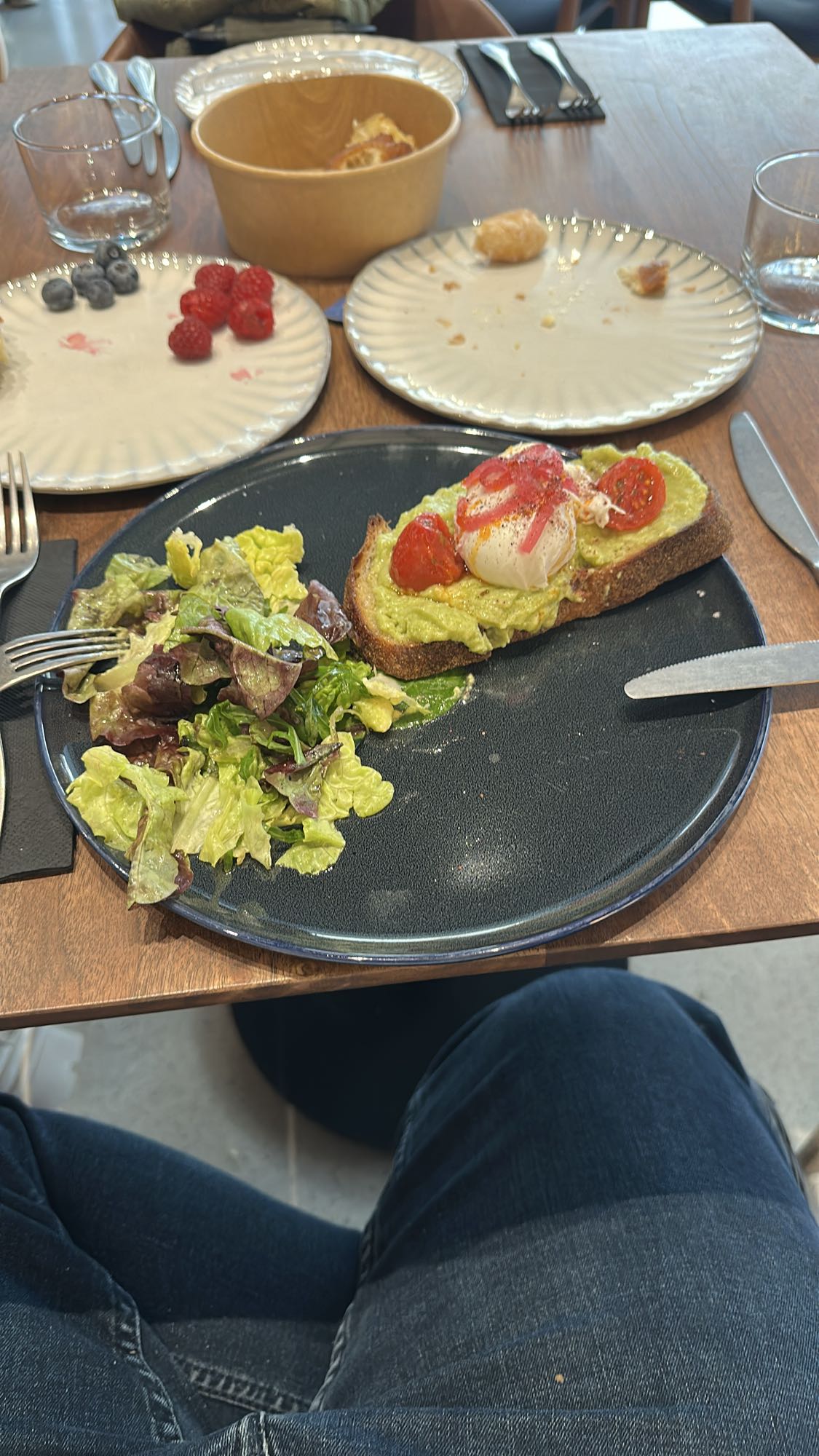 Avocado Toast with Salad