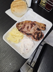 Grilled Pork with Sides