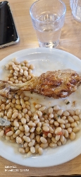 Poulet et haricots blancs
