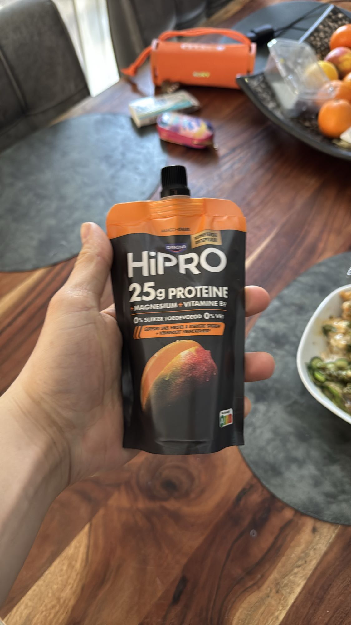 HiPRO mango-fruit pouch
