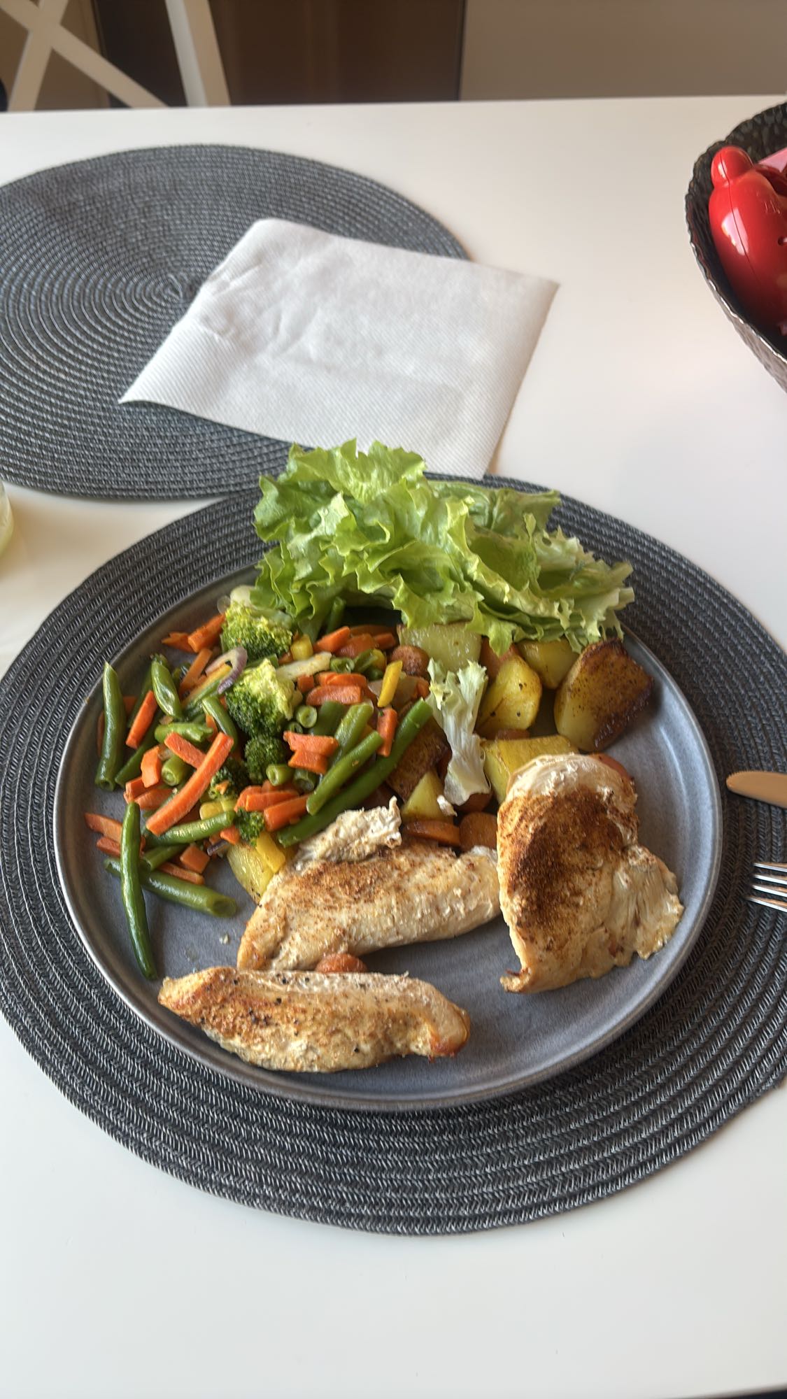 Kyckling med grönsaker