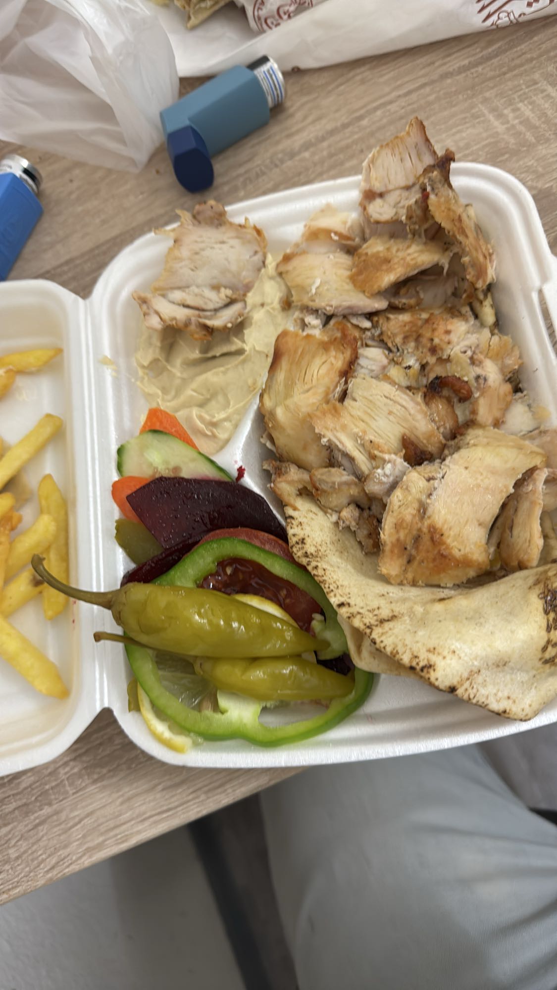 Hähnchen-Döner Teller