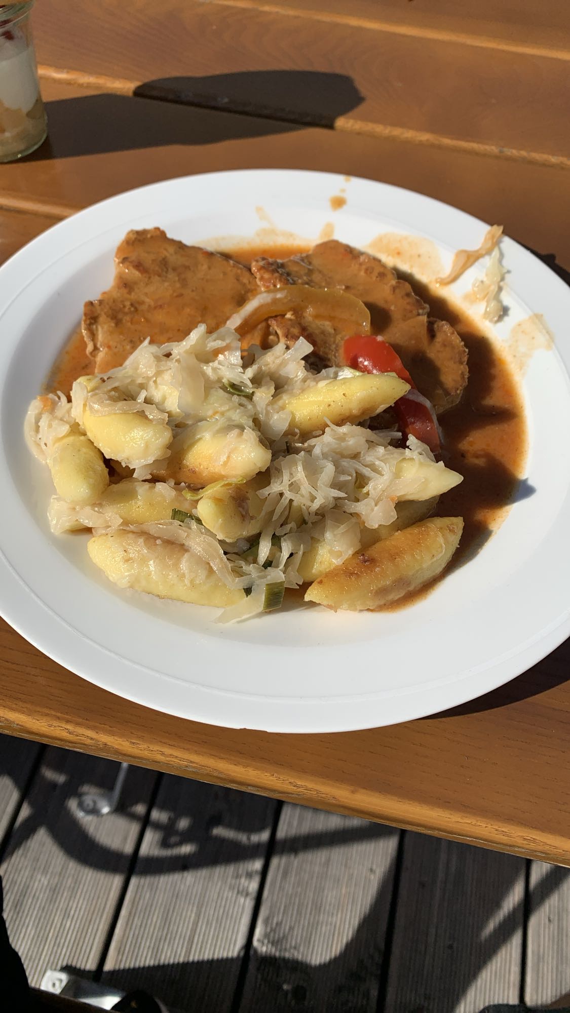 Schupfnudeln mit Schweinebraten