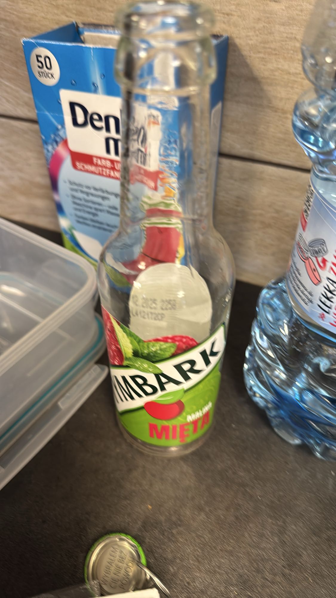 Napój jabłko mięta