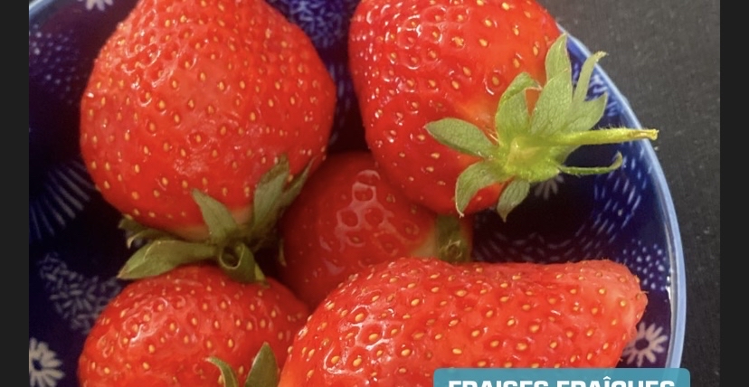 Fraises fraîches