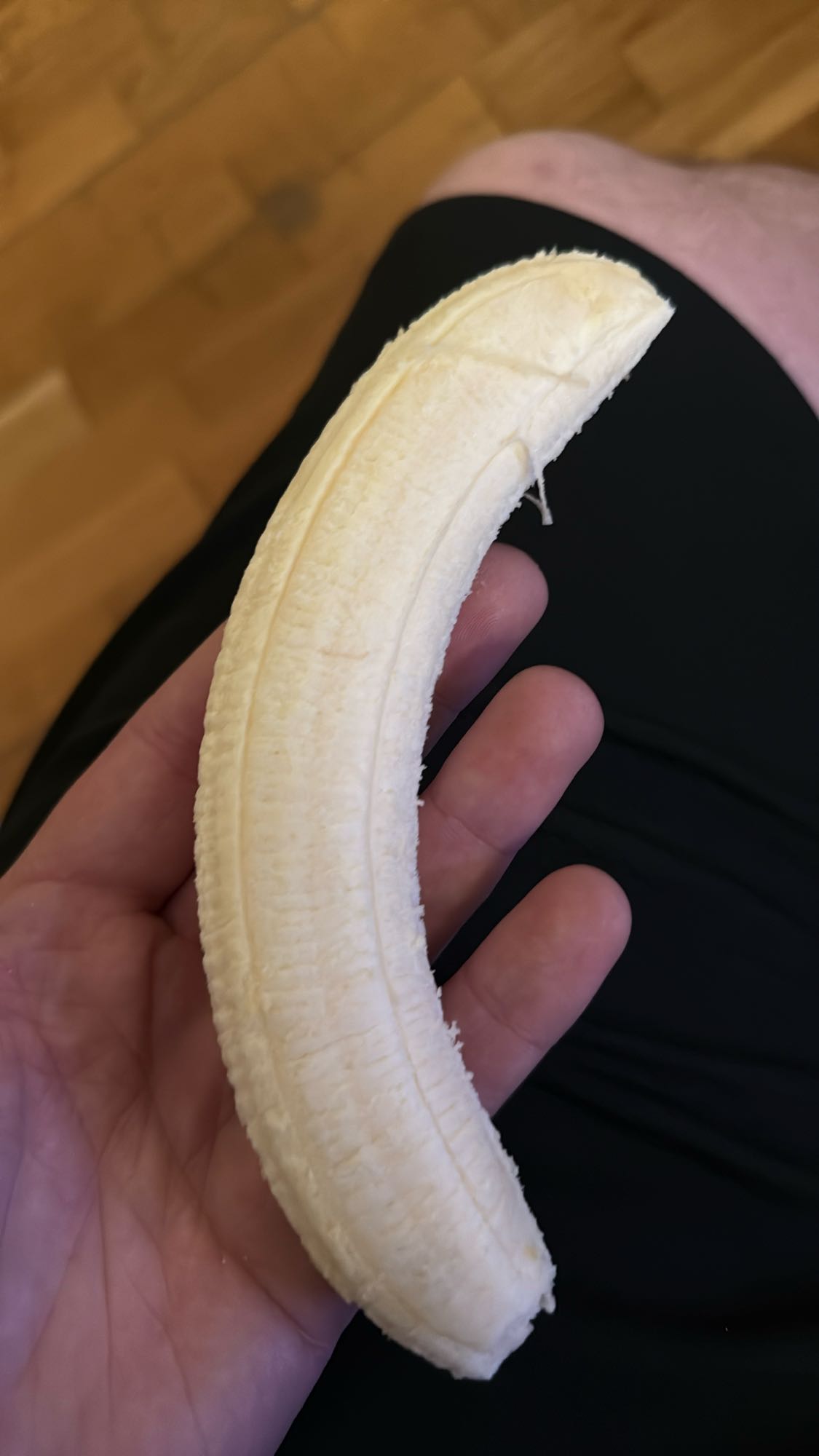 Geschälte Banane