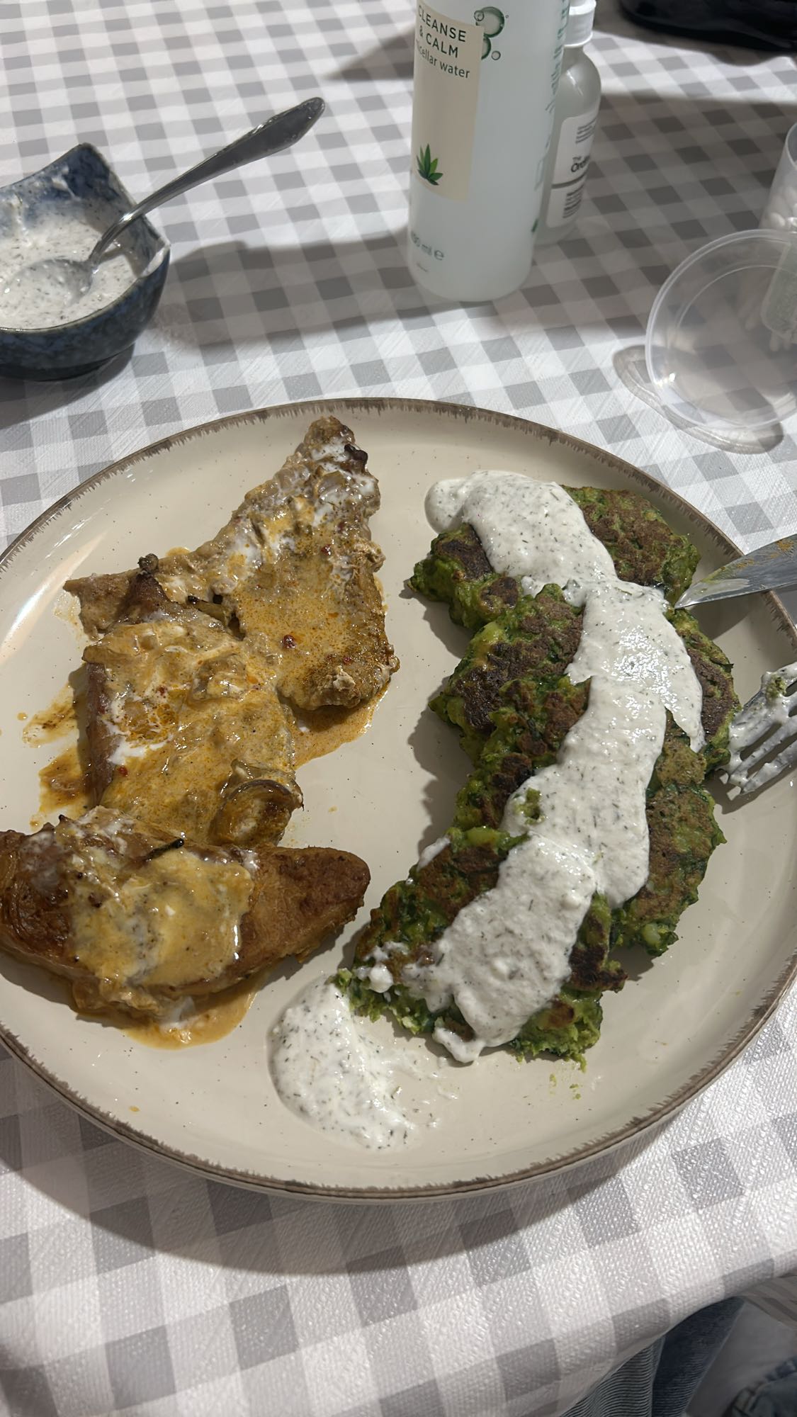 Grilled Chicken & Veg Patties