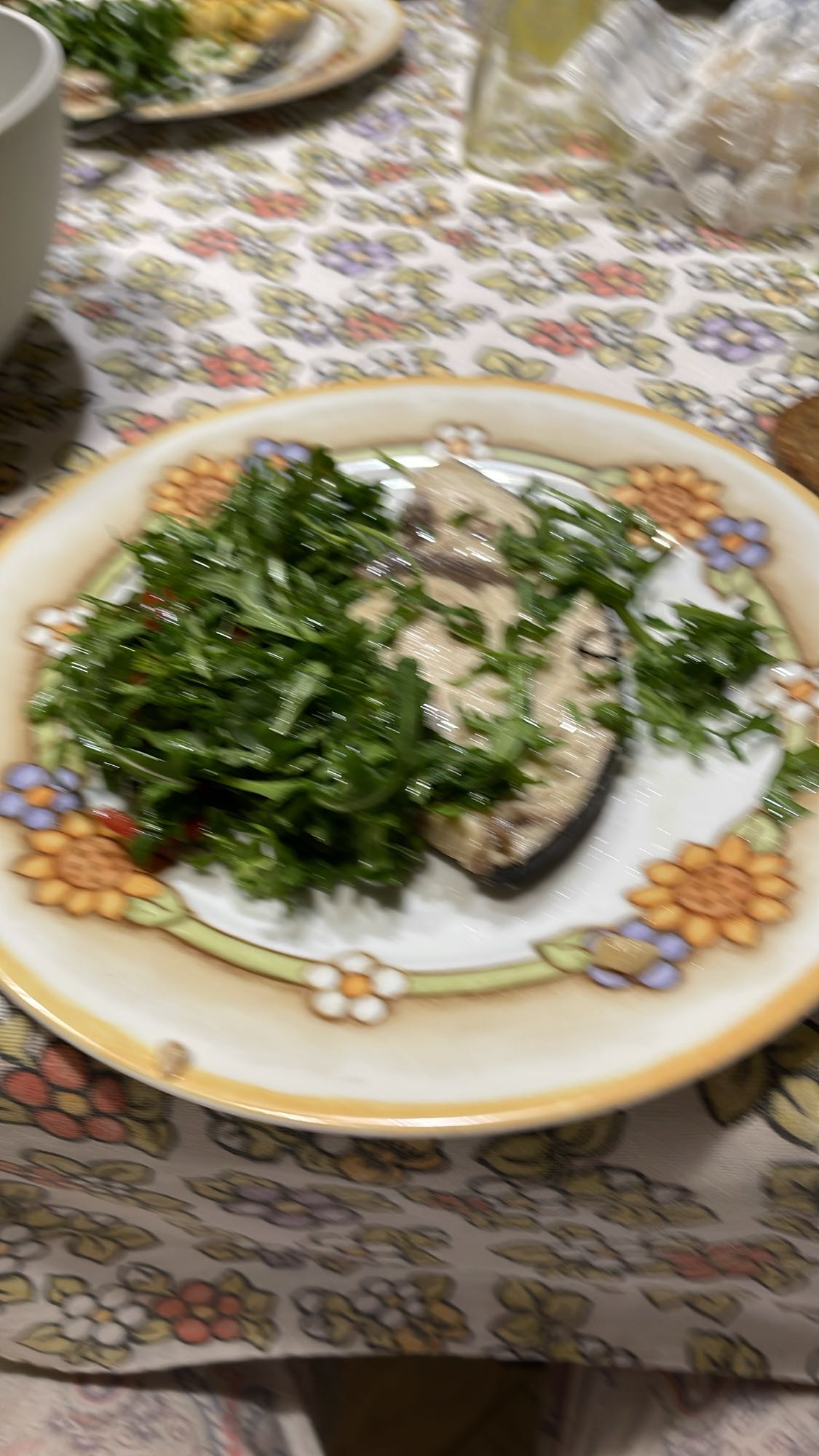 Grilled Fish with Greens