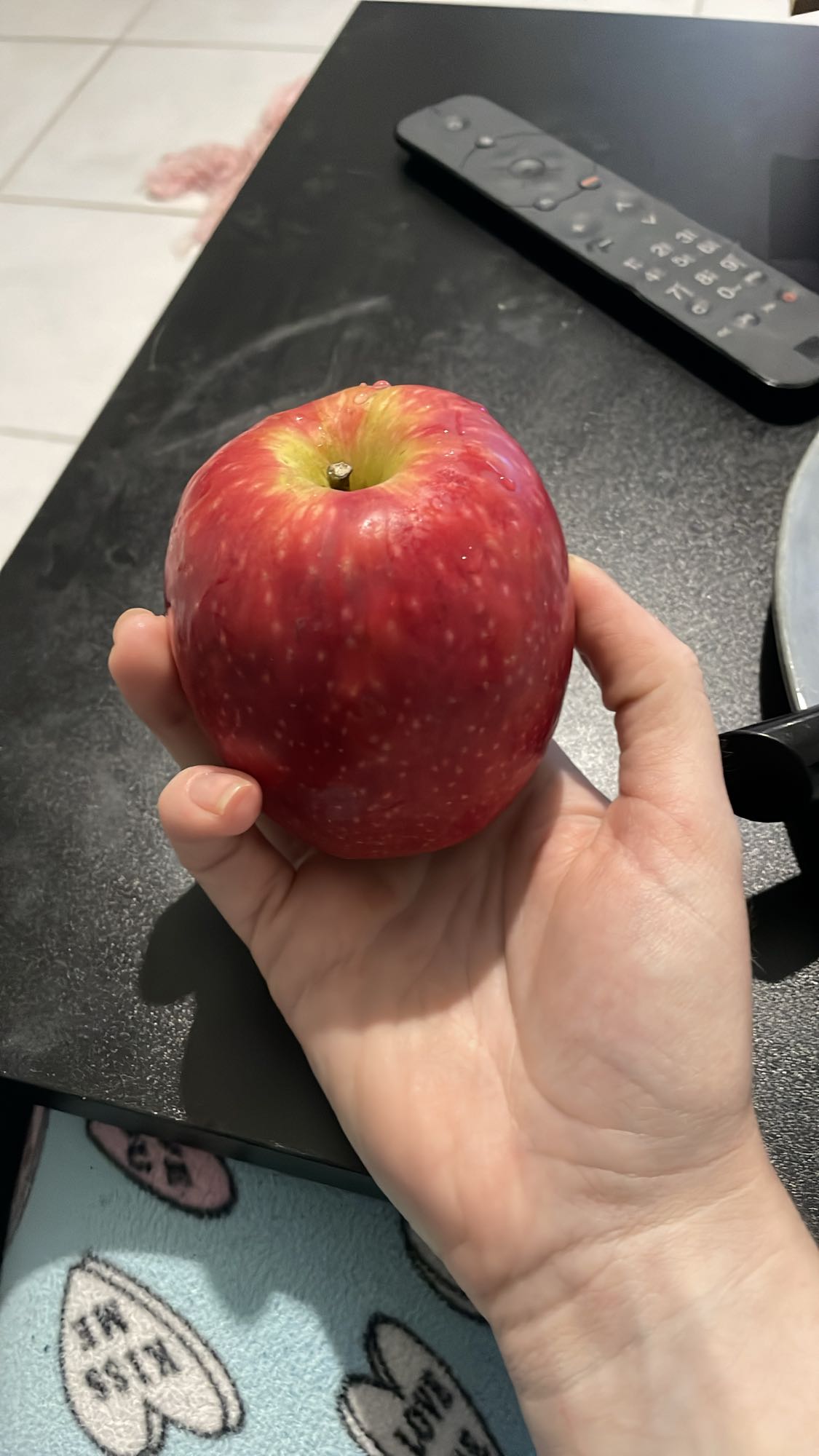 Pomme rouge fraîche