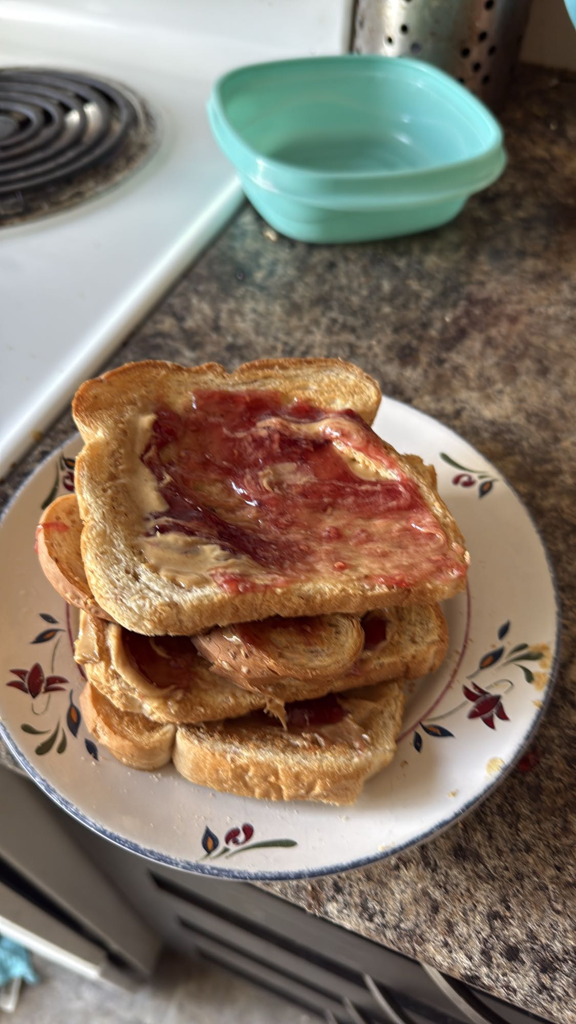 Sandwich beurre-cacahuète