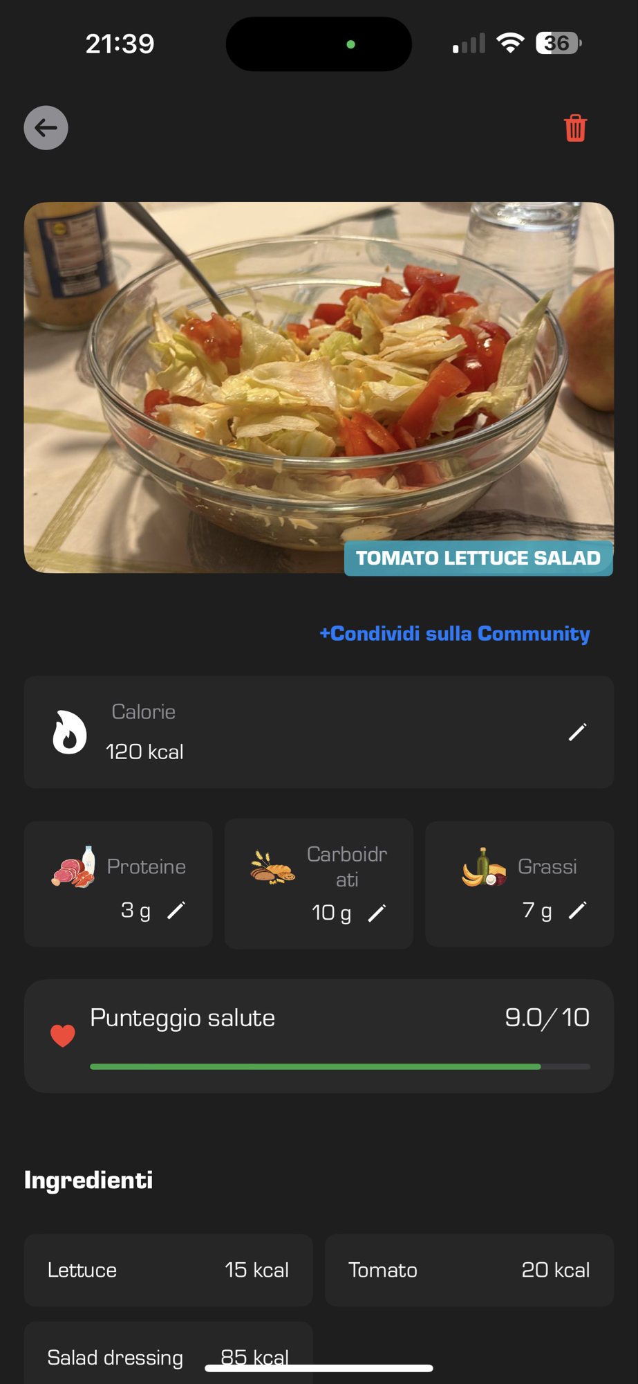 Tomato Lettuce Salad