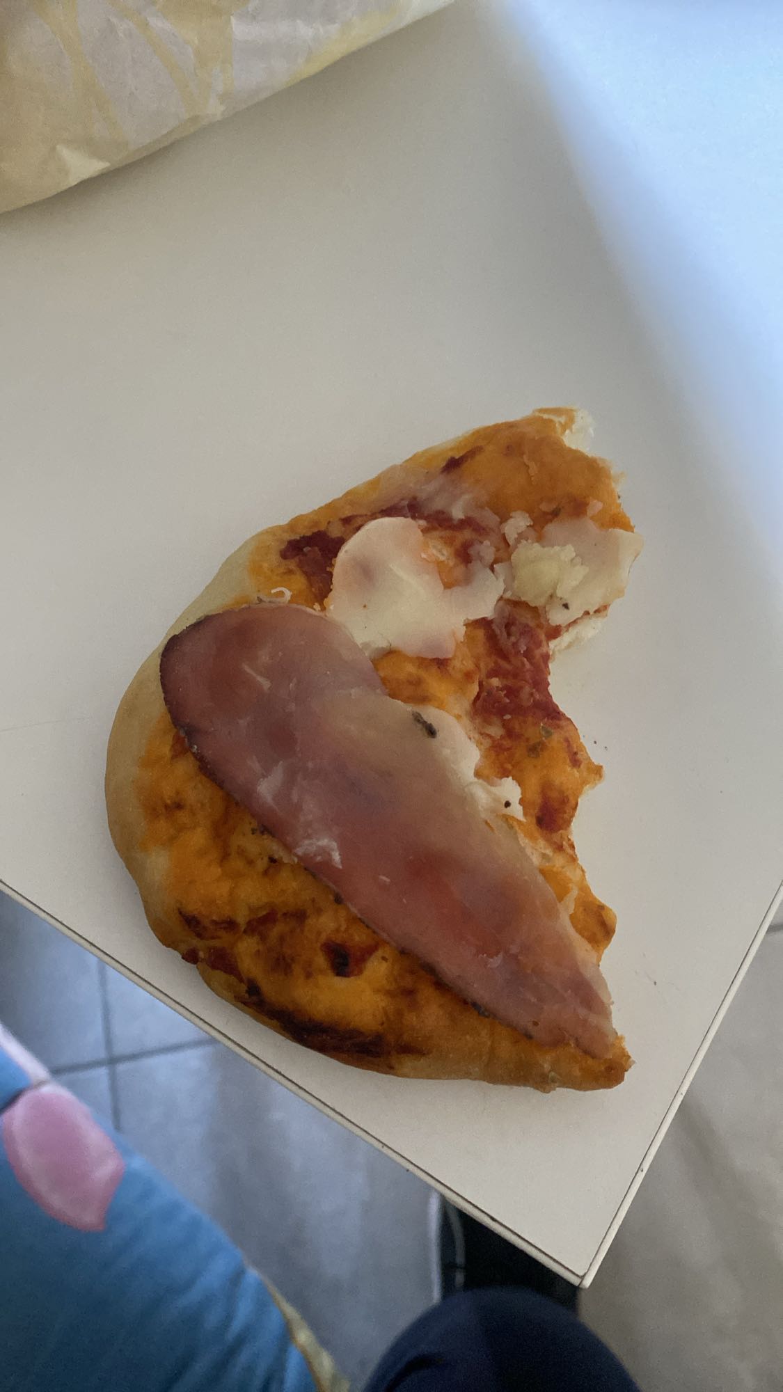 Ham and Cheese Pizza