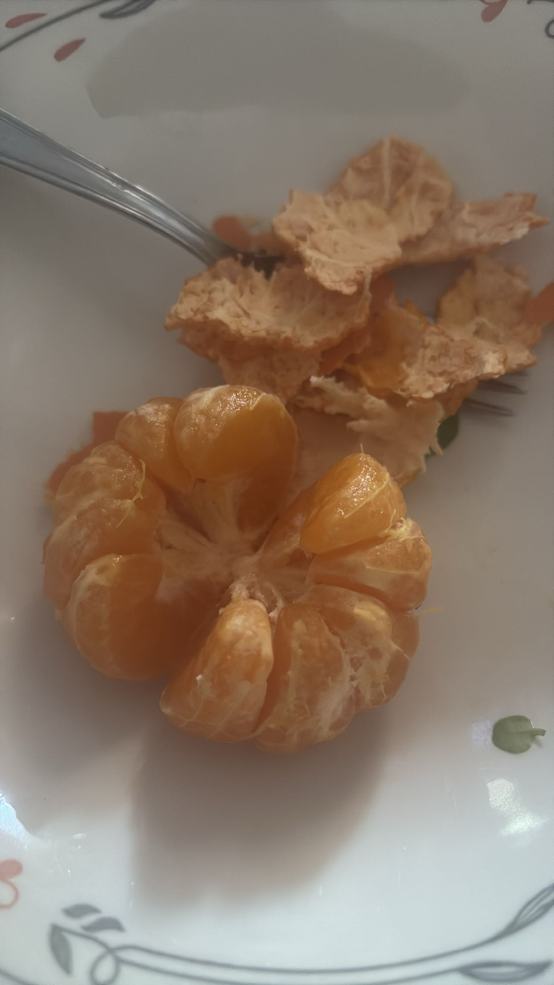 Peeled Mandarin Orange