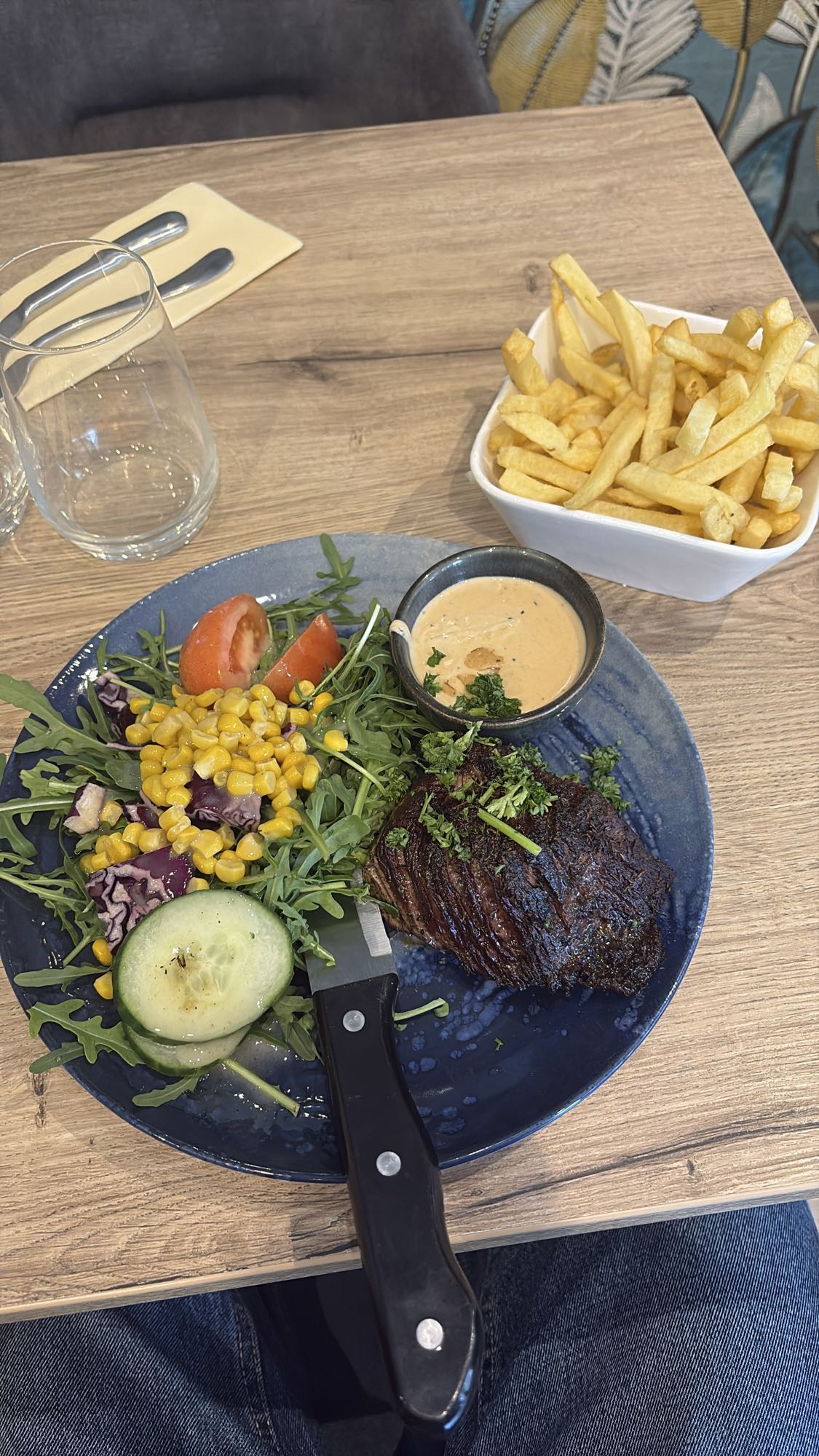 Steak avec frites