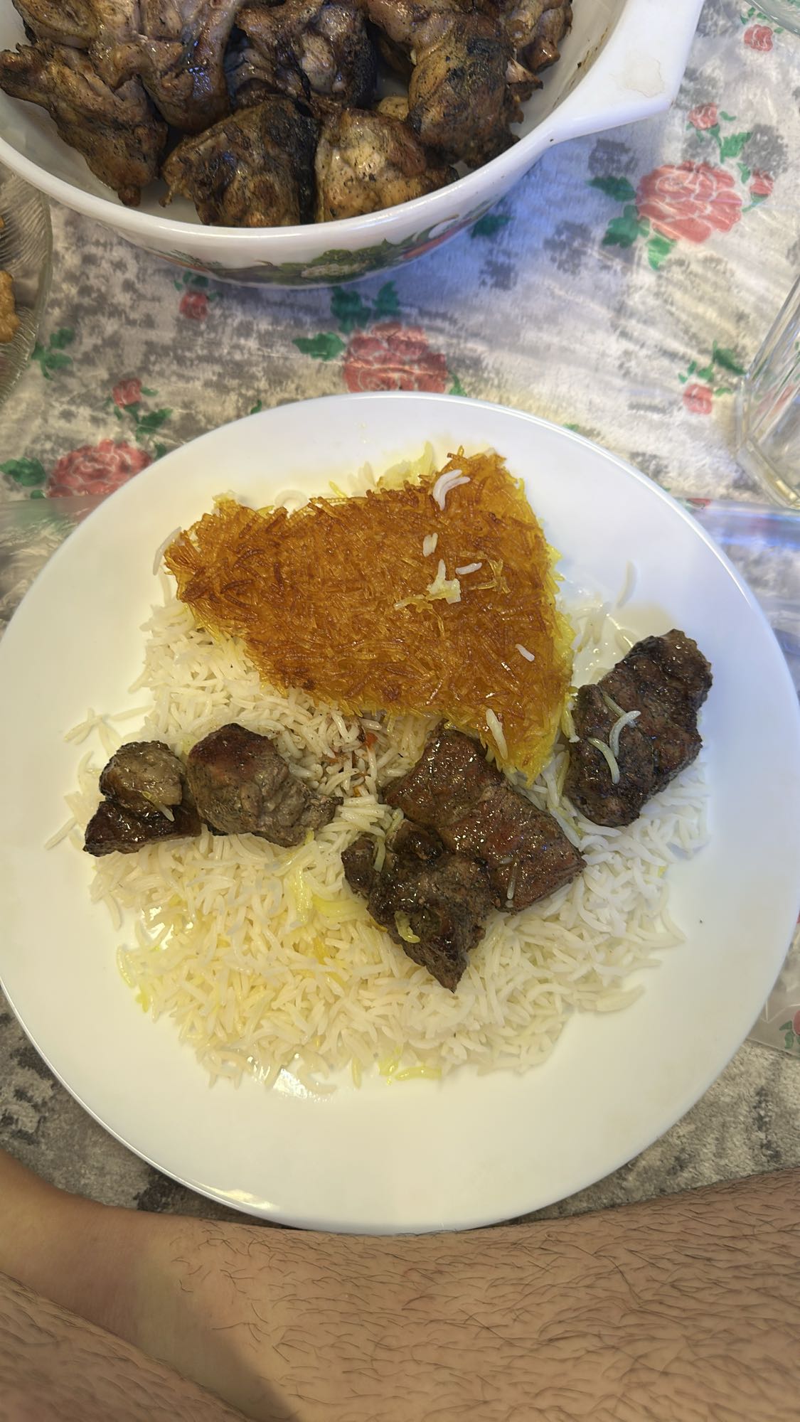 Grilled Meat with Rice