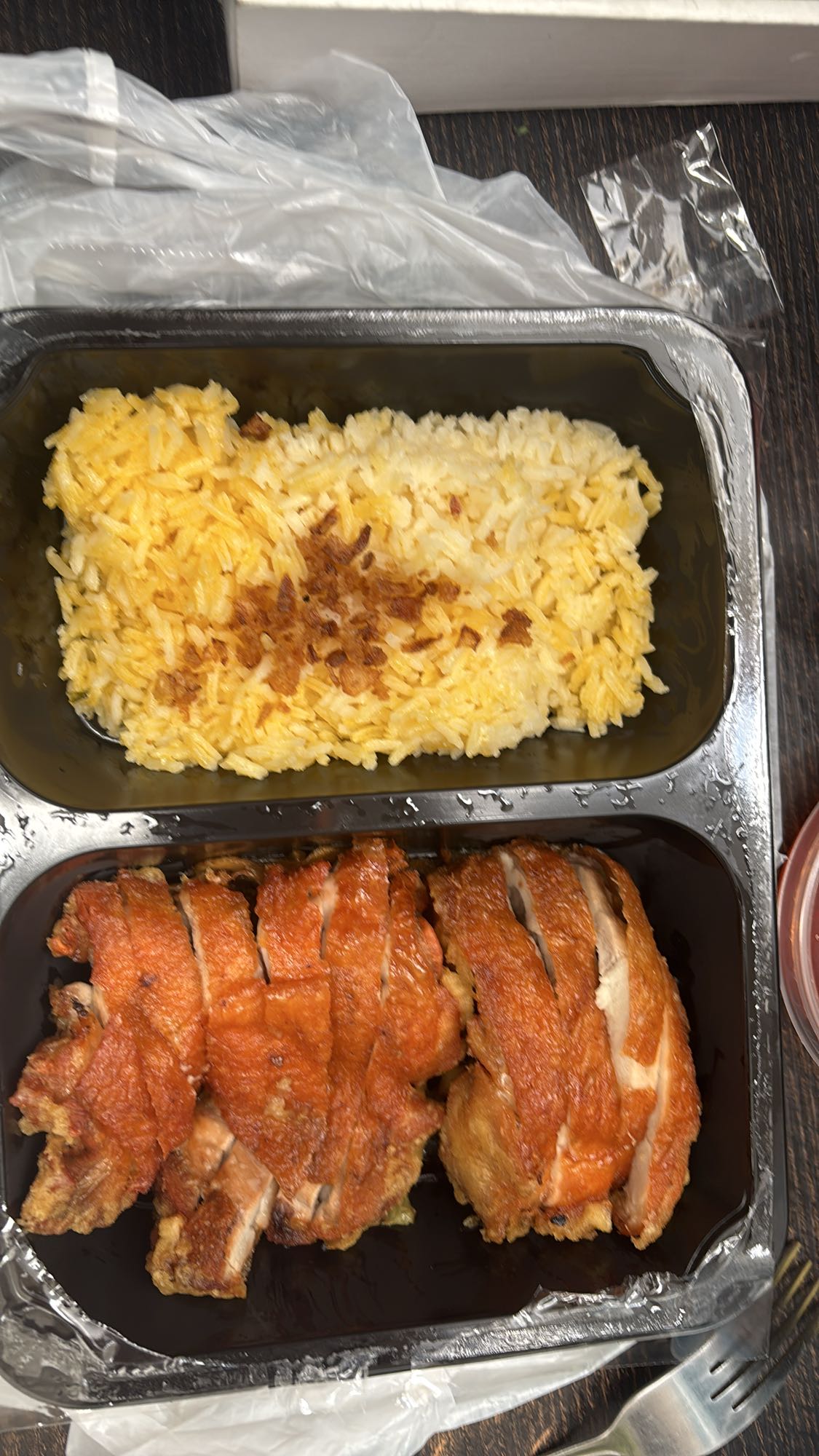 Ryż z kurczakiem smażonym