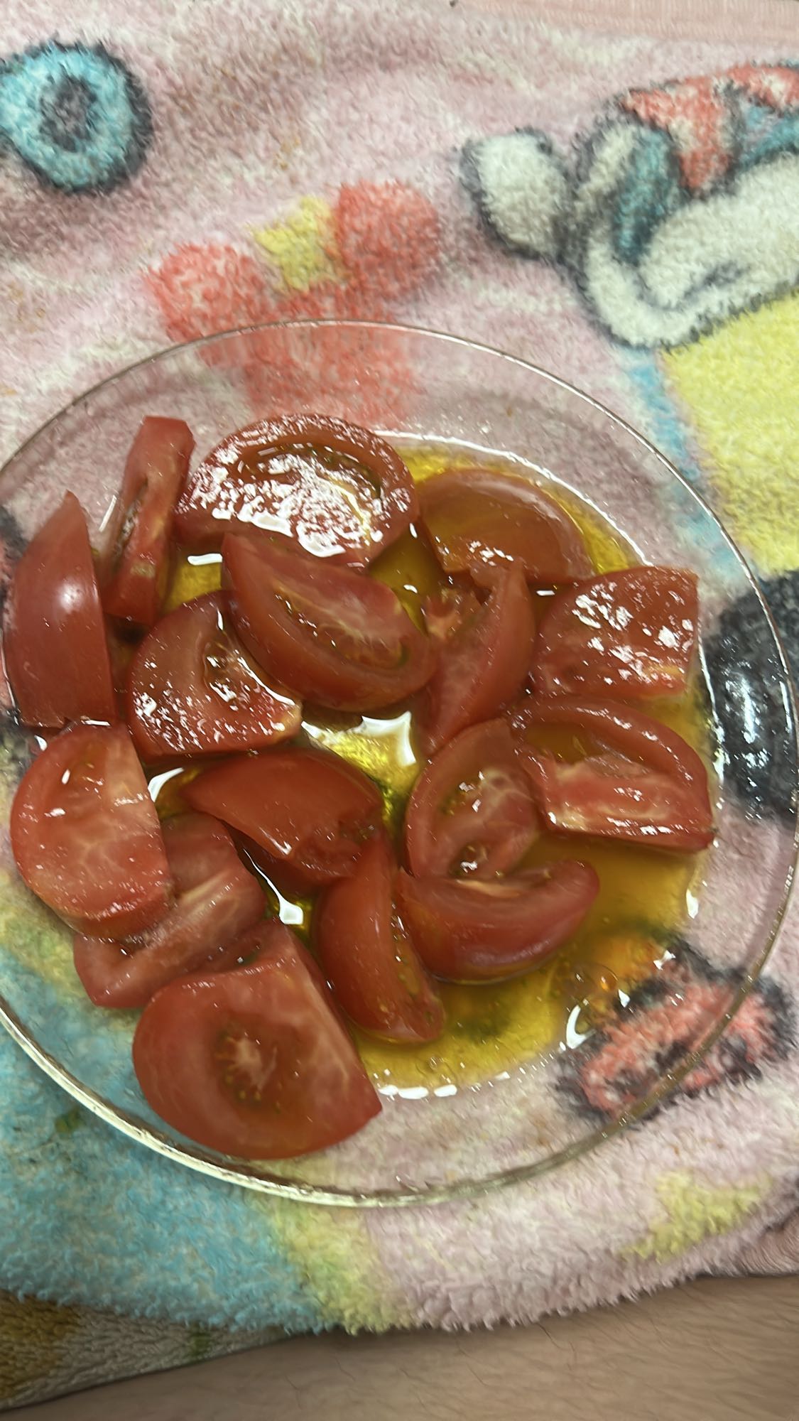 Tomato Olive Oil Salad