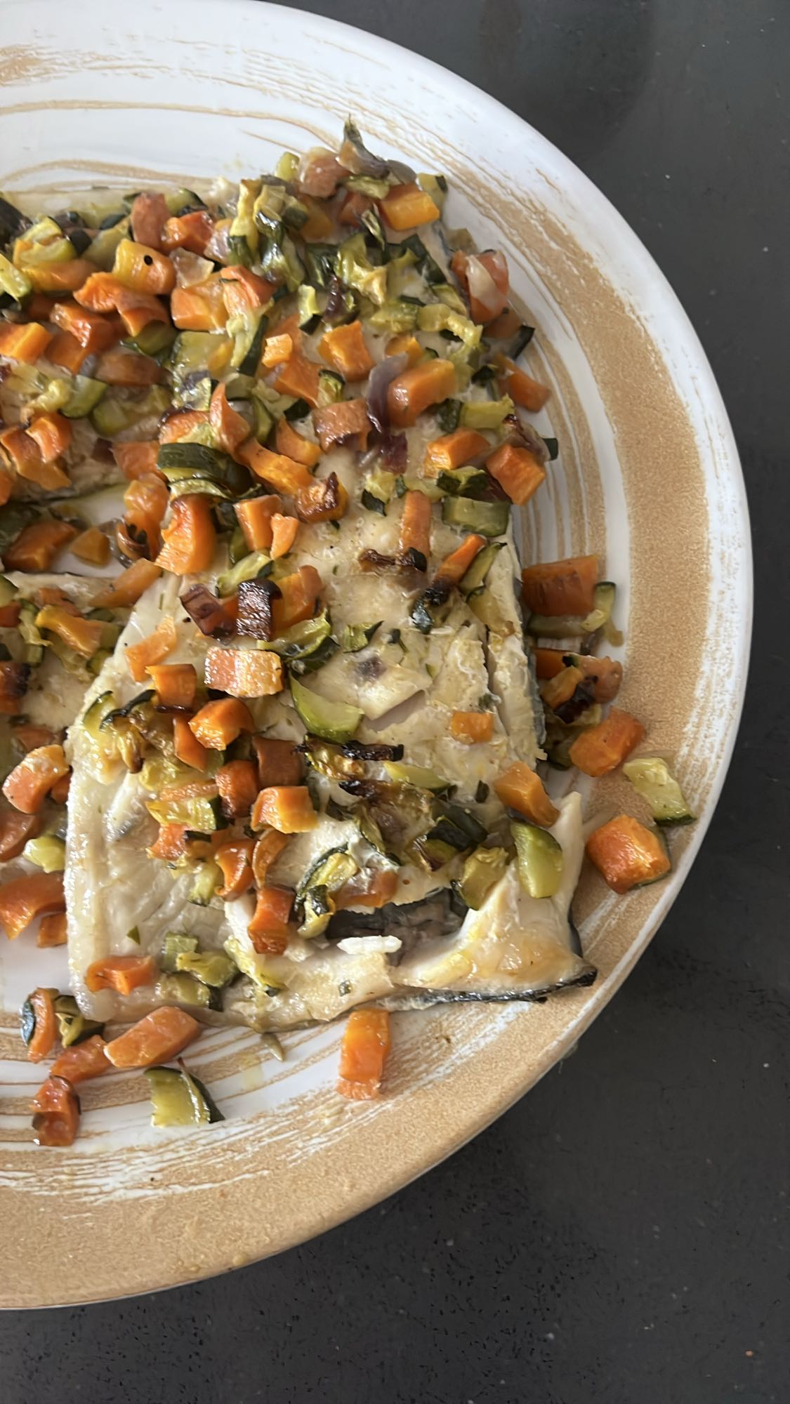 Baked Fish with Veggies