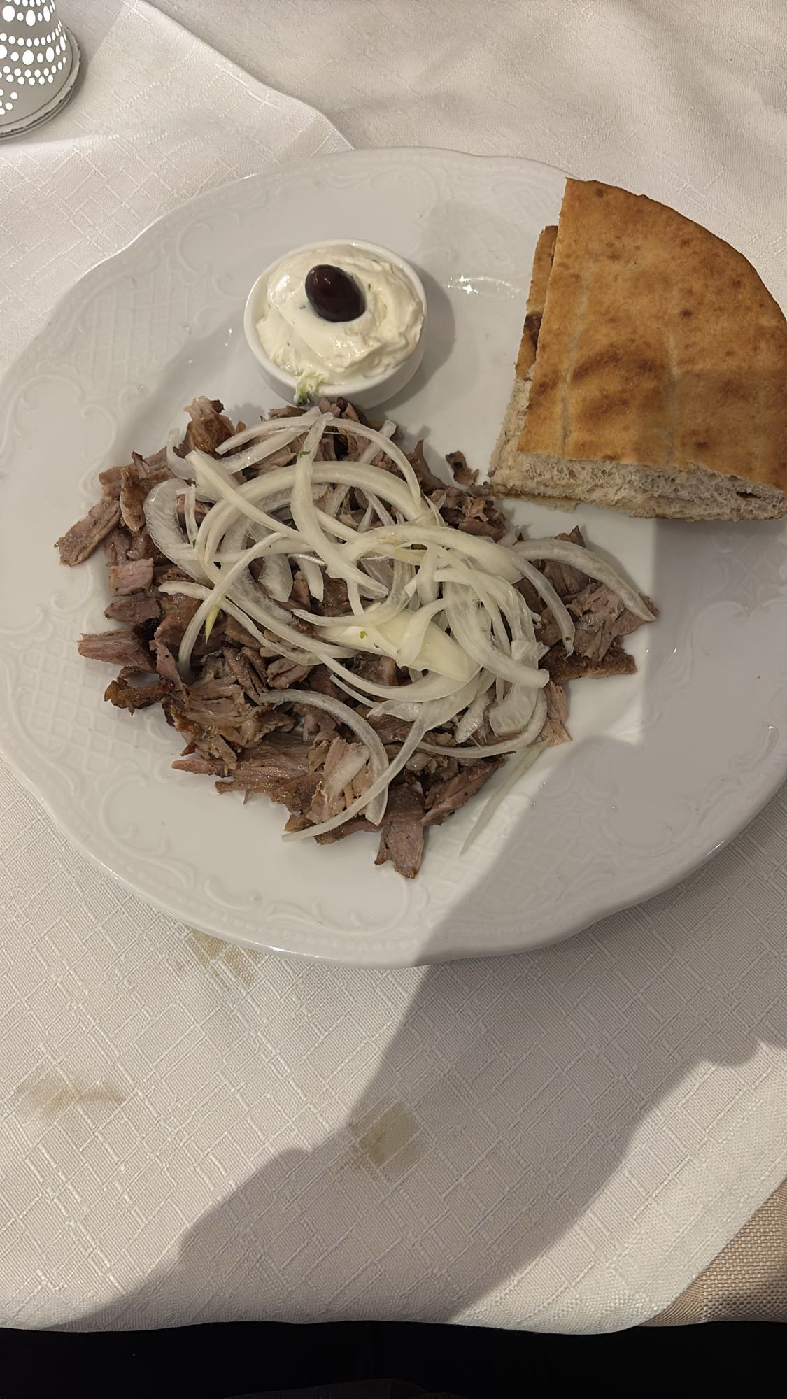 Gyros mit Zwiebeln