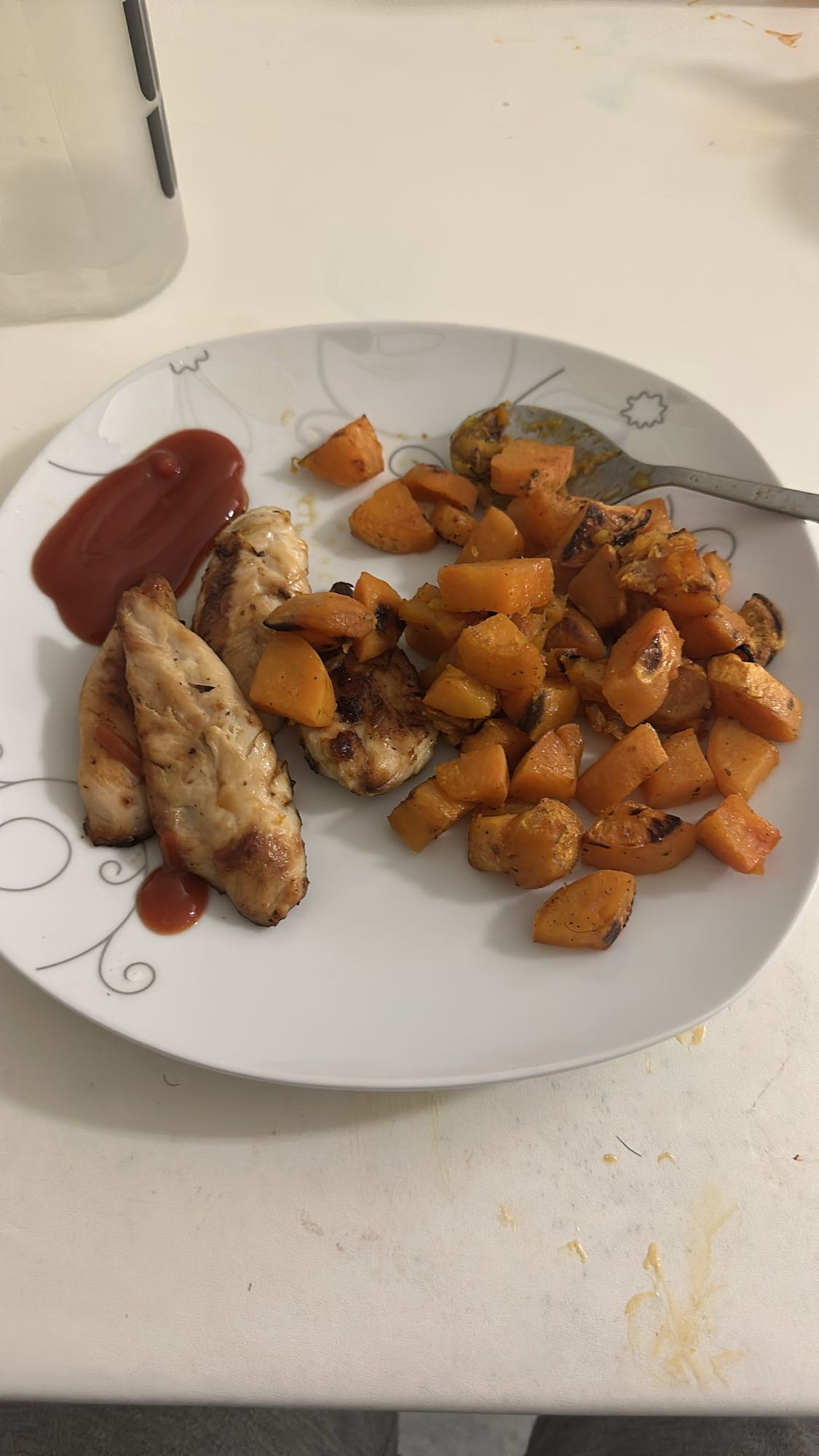 Kyckling med sötpotatis