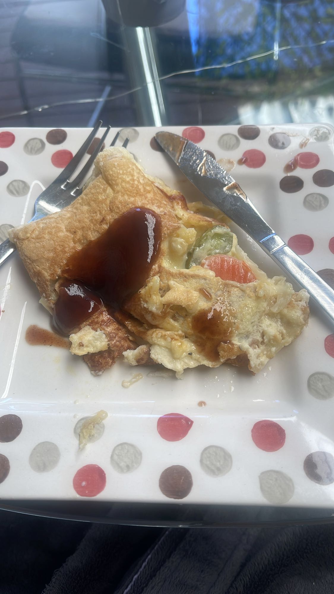 Vegetable Omelette Wrap