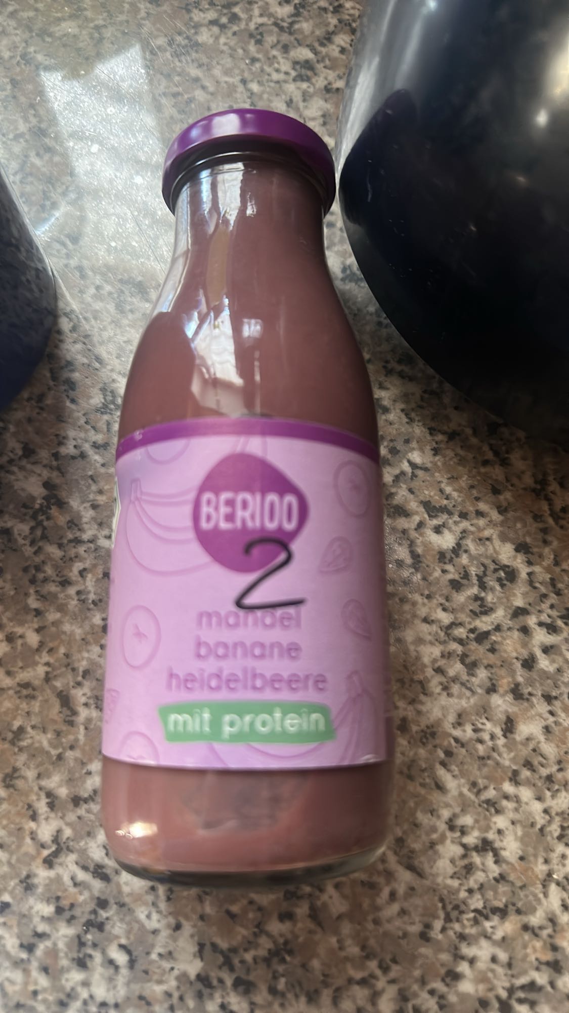 Mandel Banane Heidelbeere