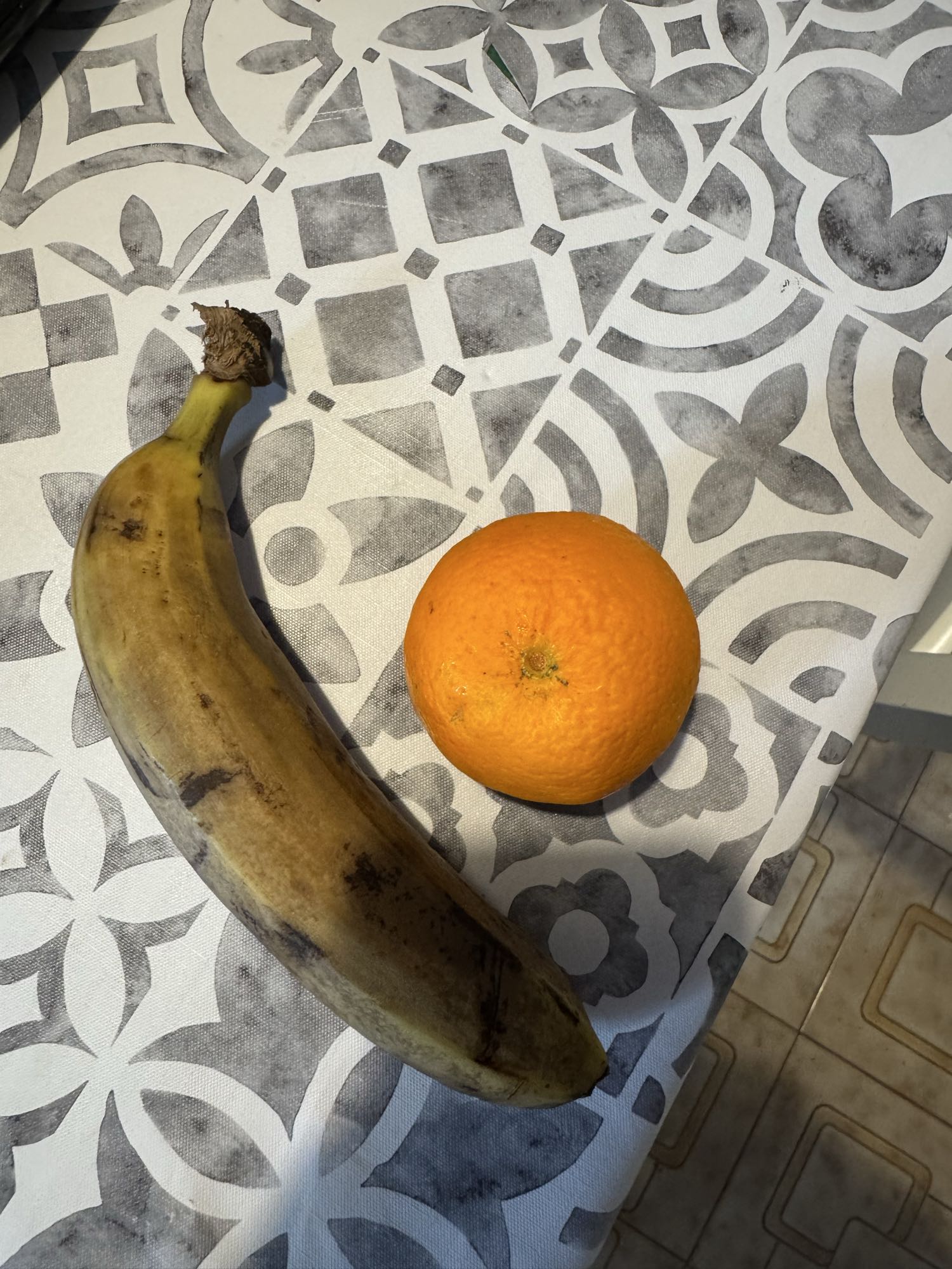 Banana and Orange