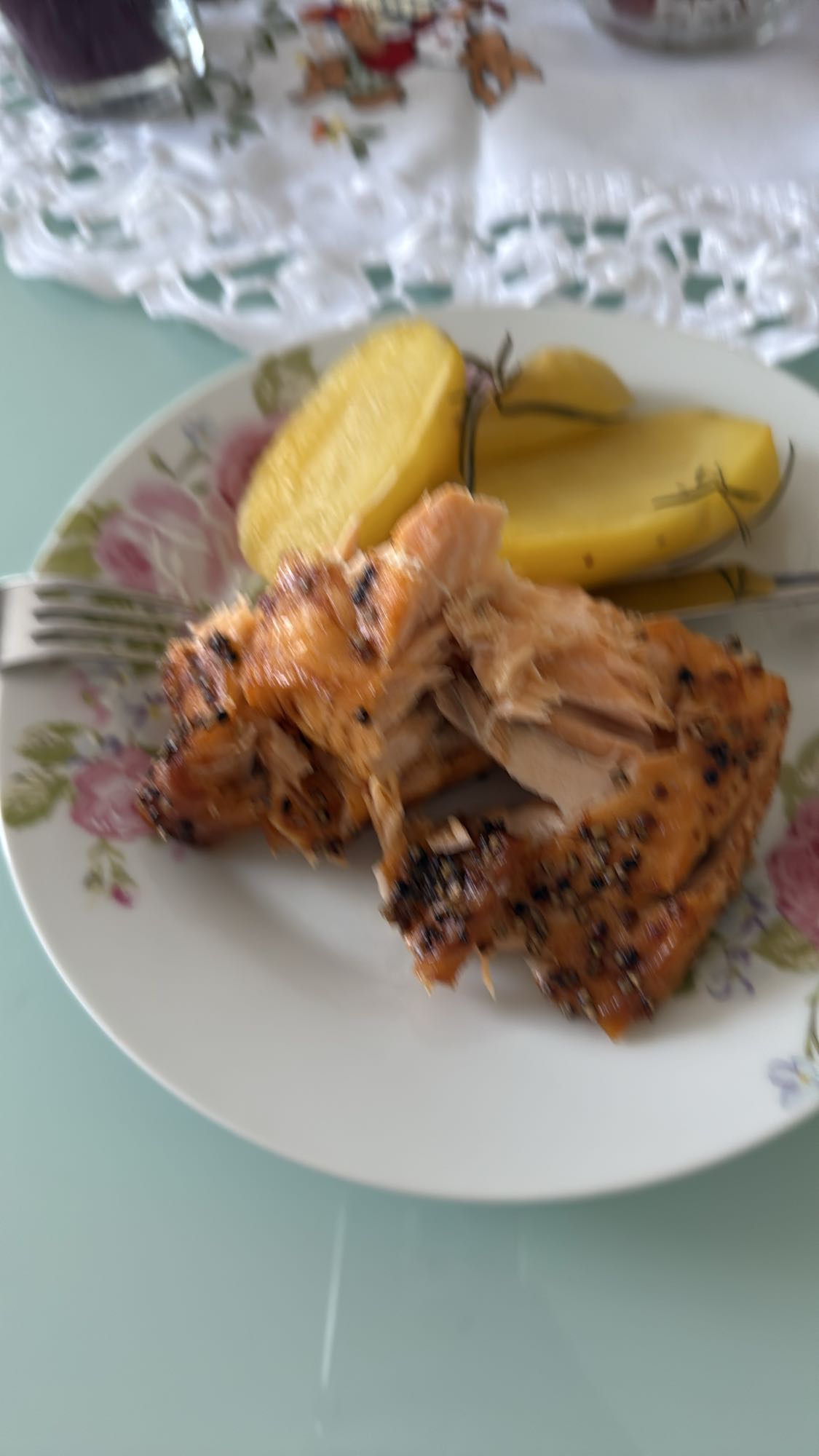 Hähnchen mit Kartoffeln