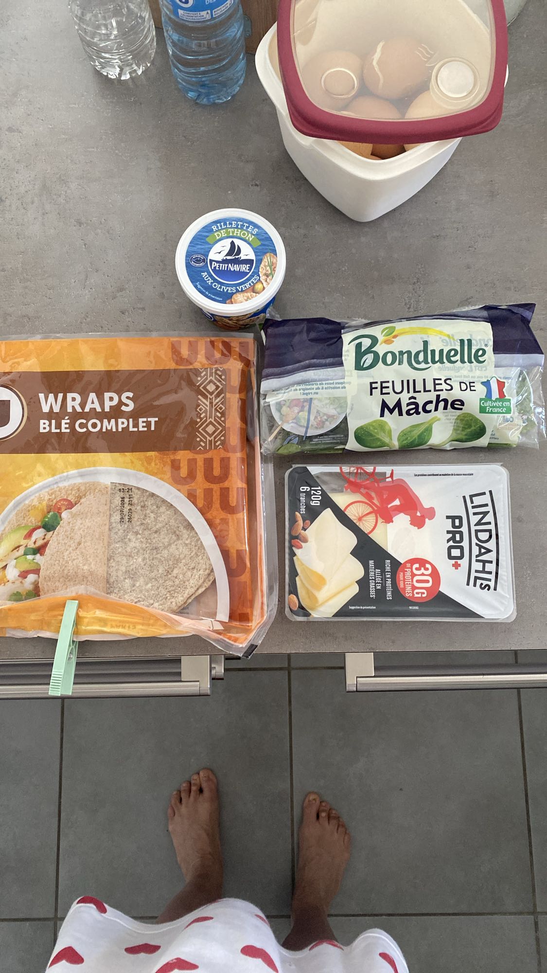 Wrap protéiné au thon