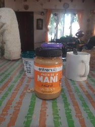 Pasta de maní natural